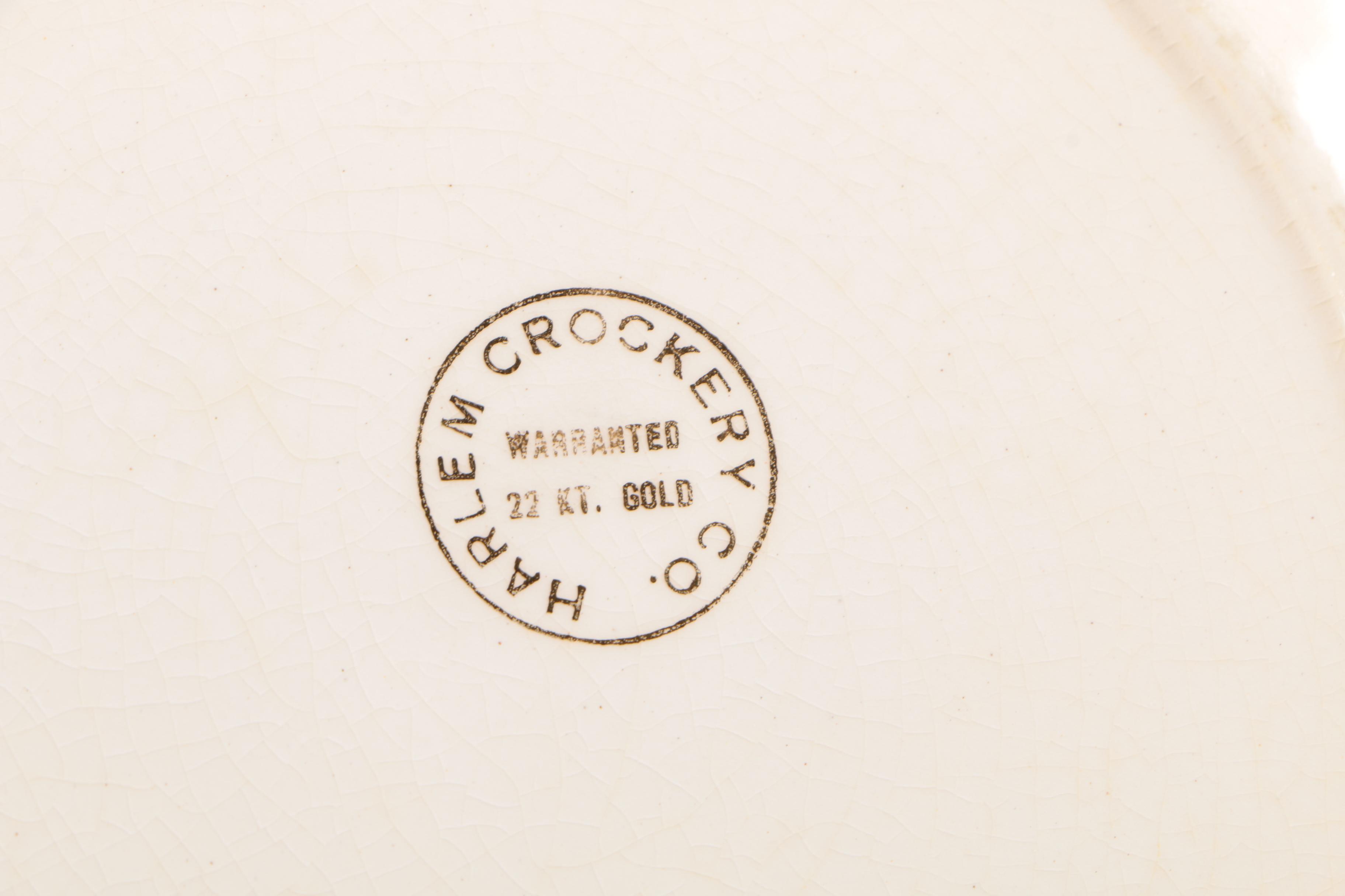 Harlem Crockery Co. Tableware