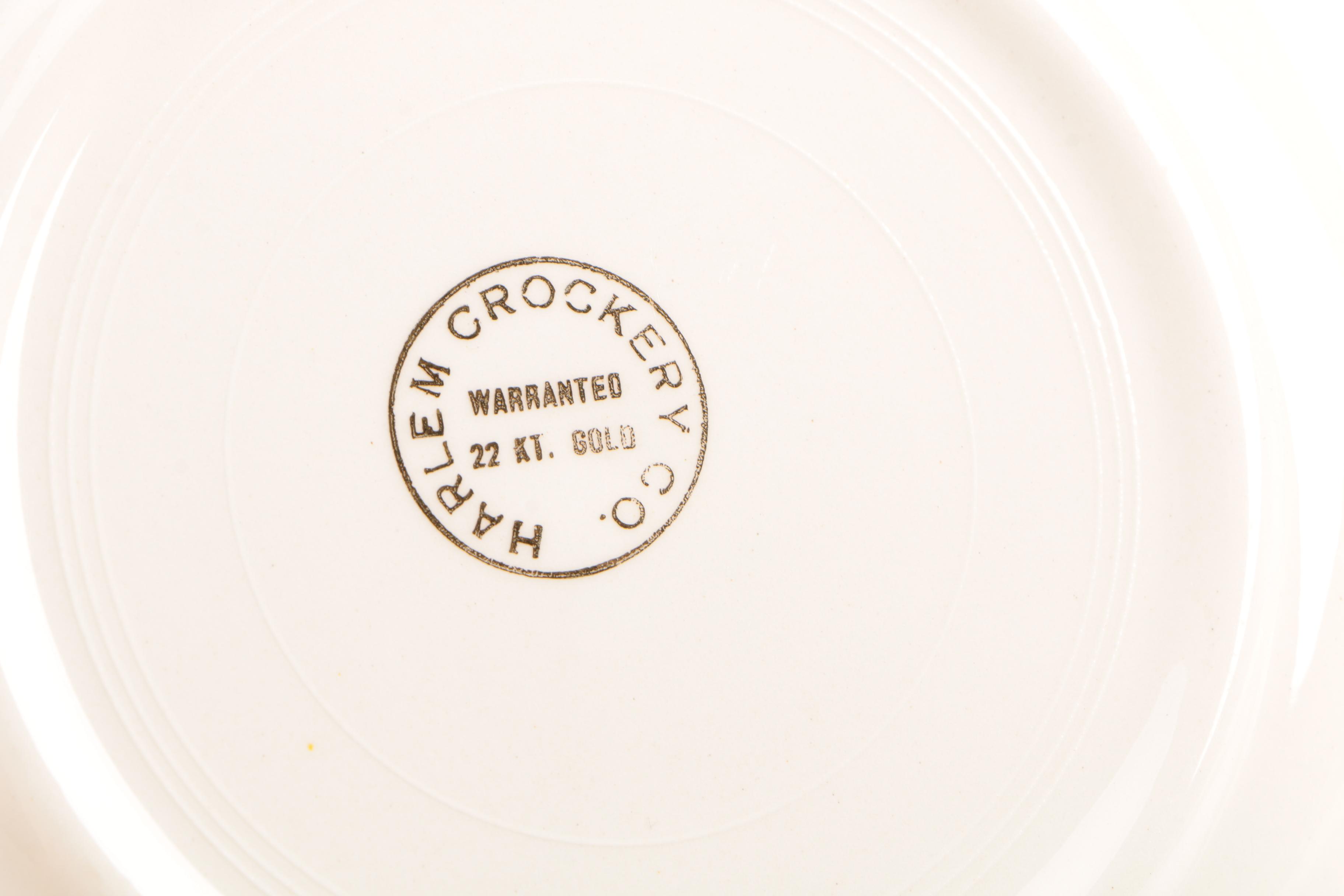 Harlem Crockery Co. Tableware