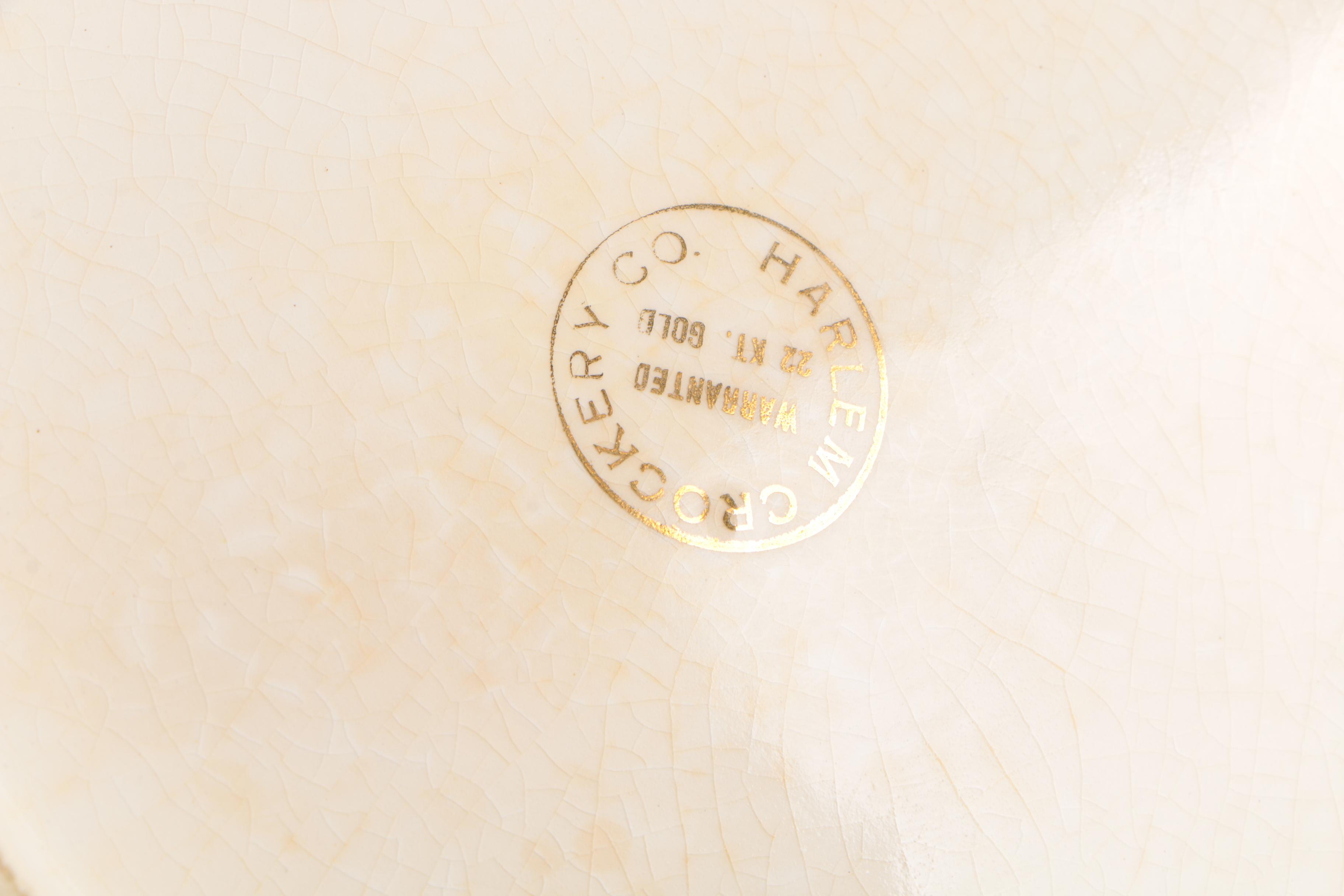 Harlem Crockery Co. Tableware