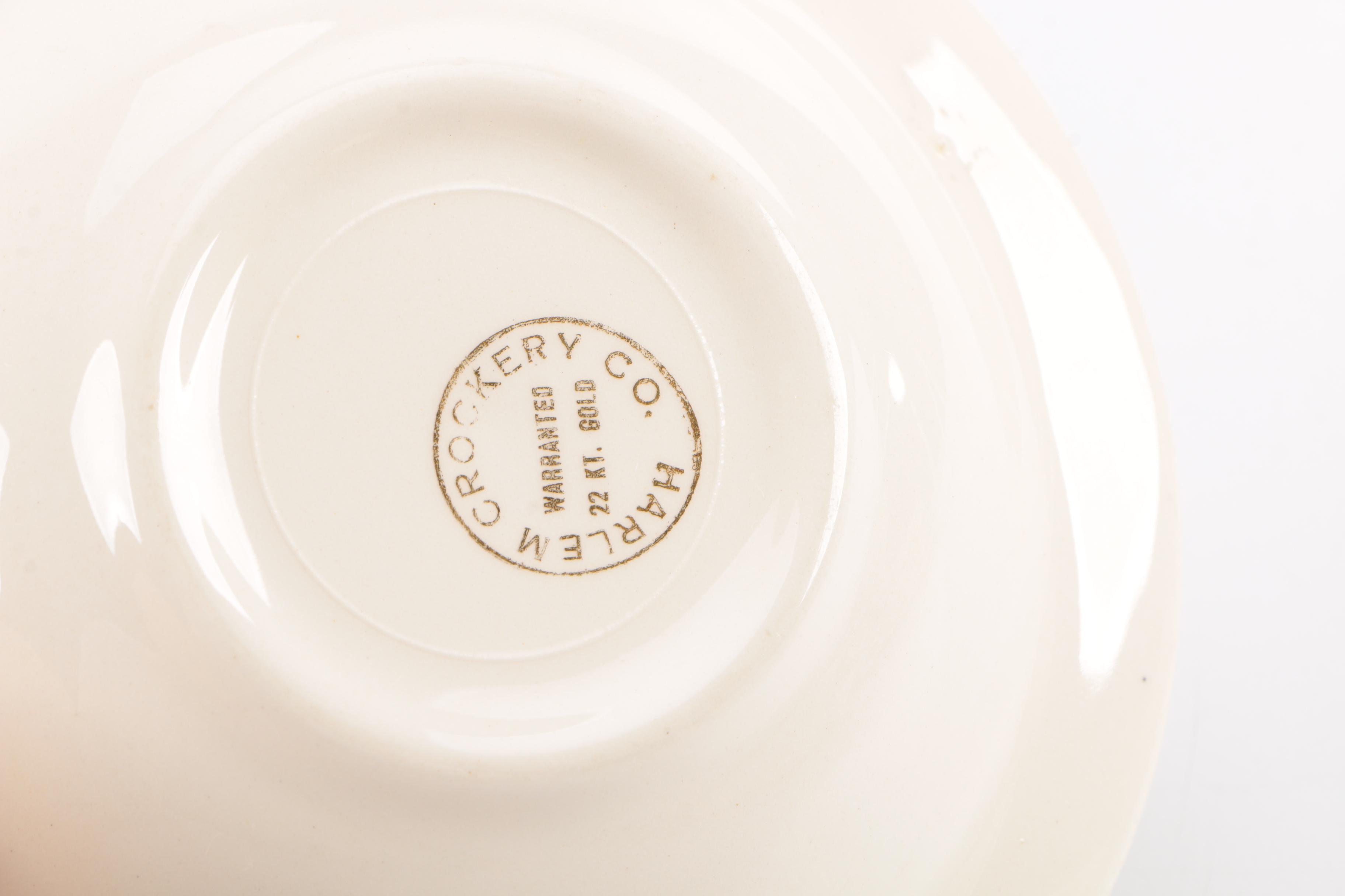 Harlem Crockery Co. Tableware