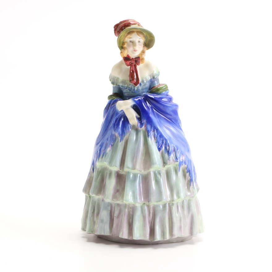 Vintage Royal Doulton "A Victorian Lady" Porcelain Figurine