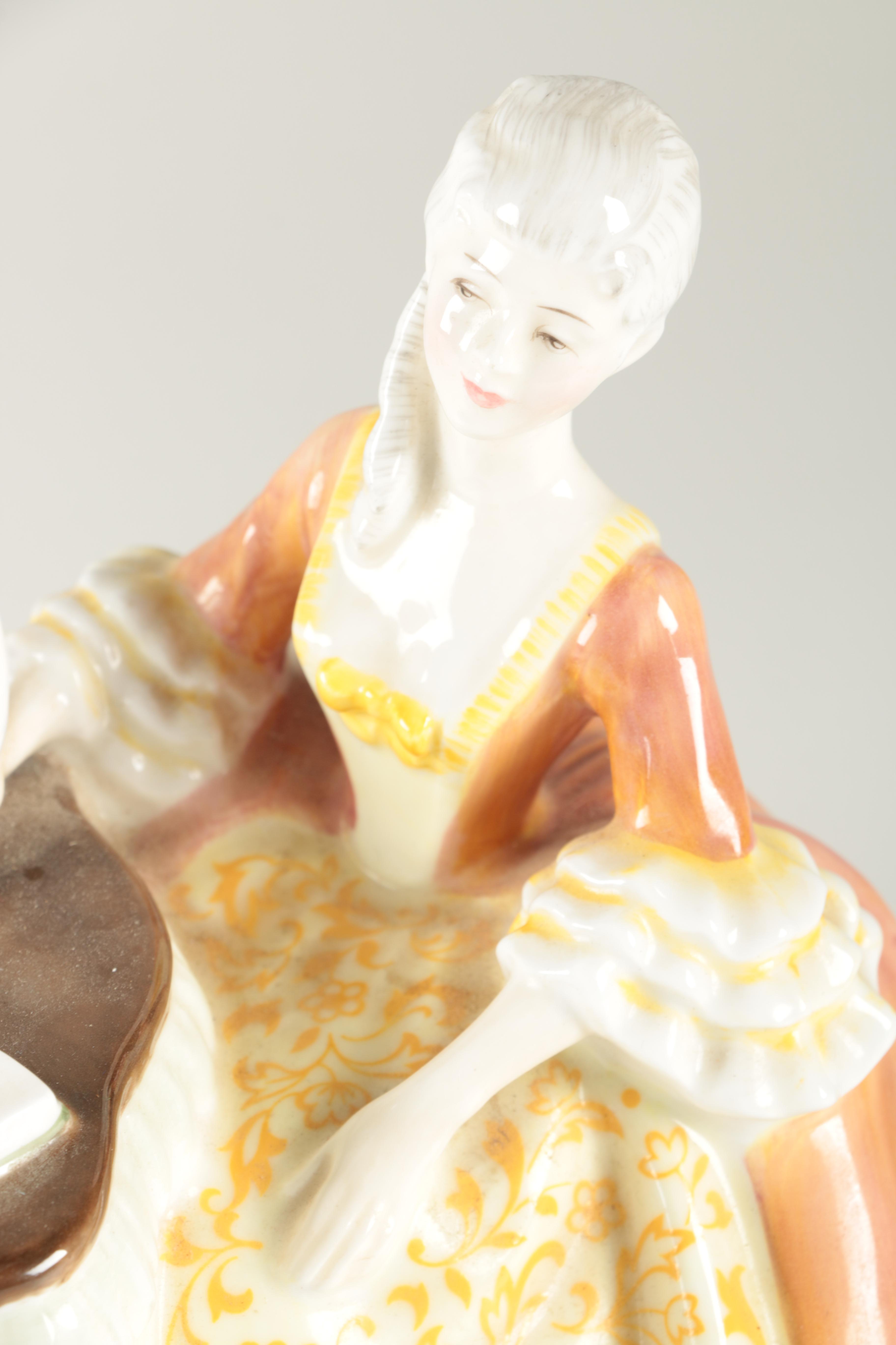Royal Doulton "Meditation" Figurine of Woman at Writing Desk