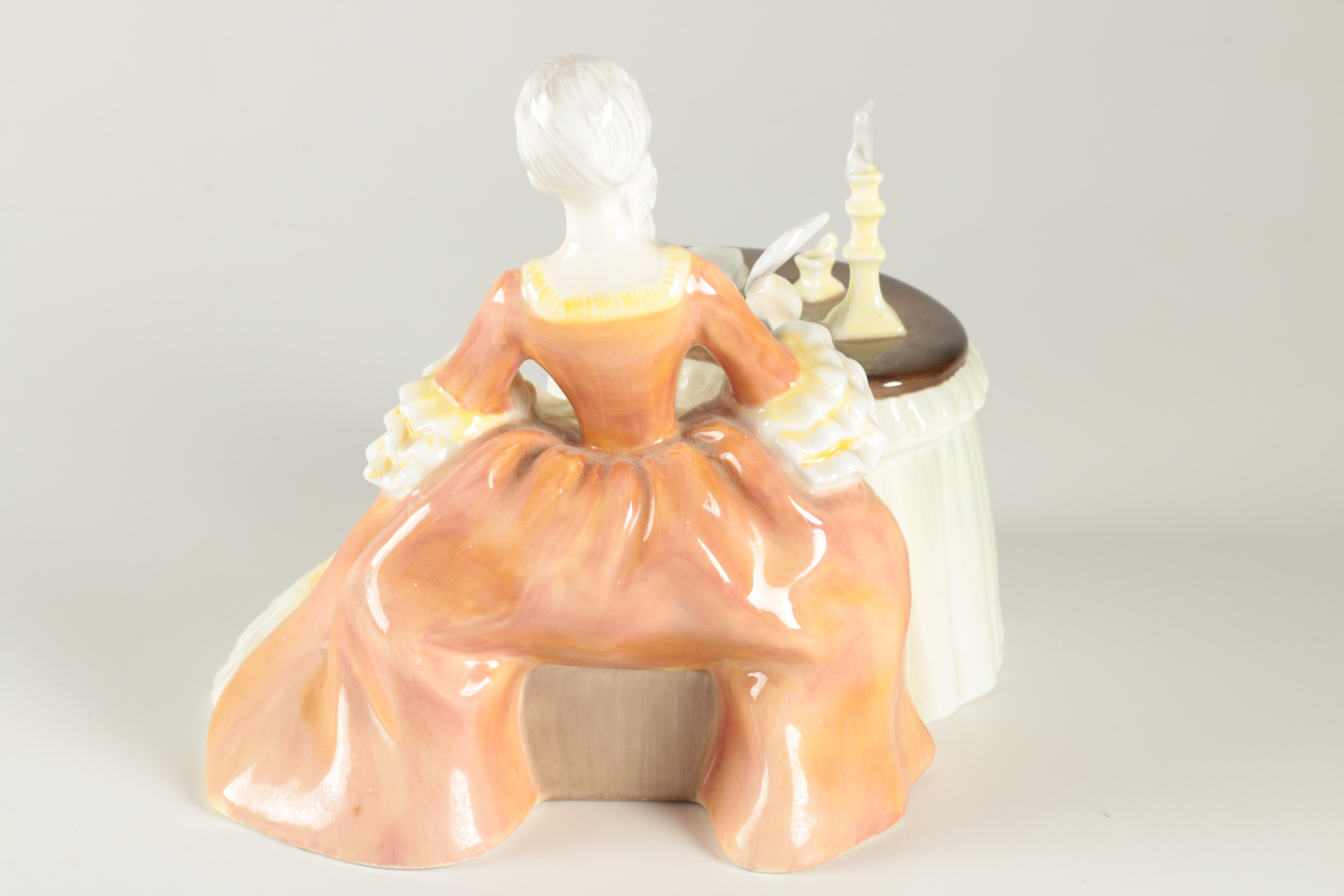 Royal Doulton "Meditation" Figurine of Woman at Writing Desk