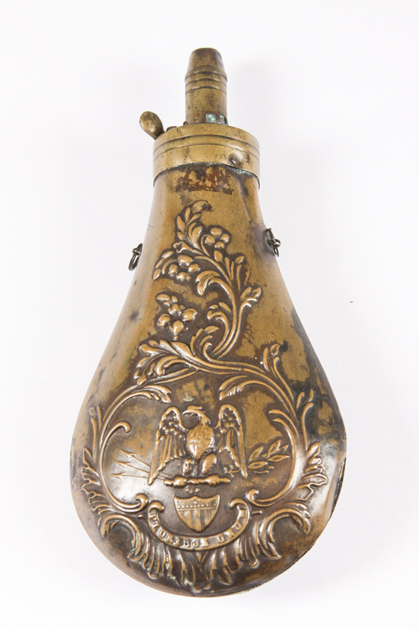 Brass Military Gun Powder Flask