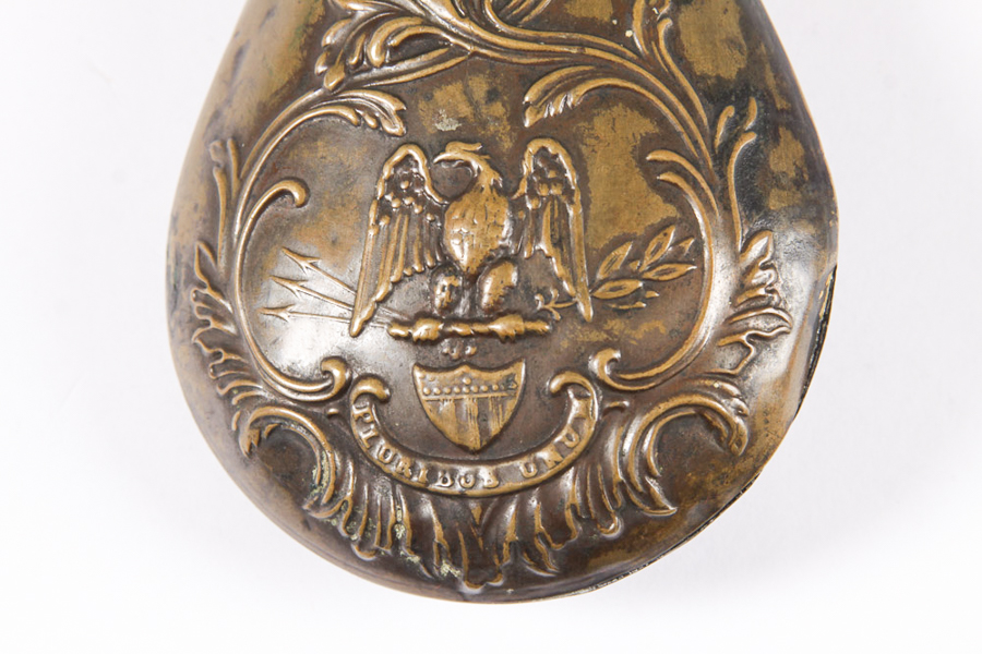 Brass Military Gun Powder Flask