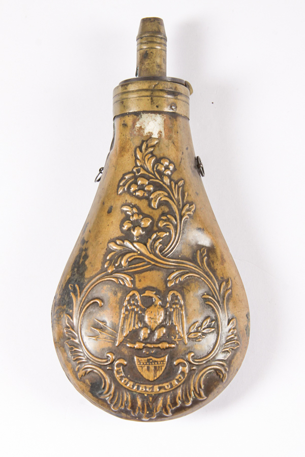 Brass Military Gun Powder Flask