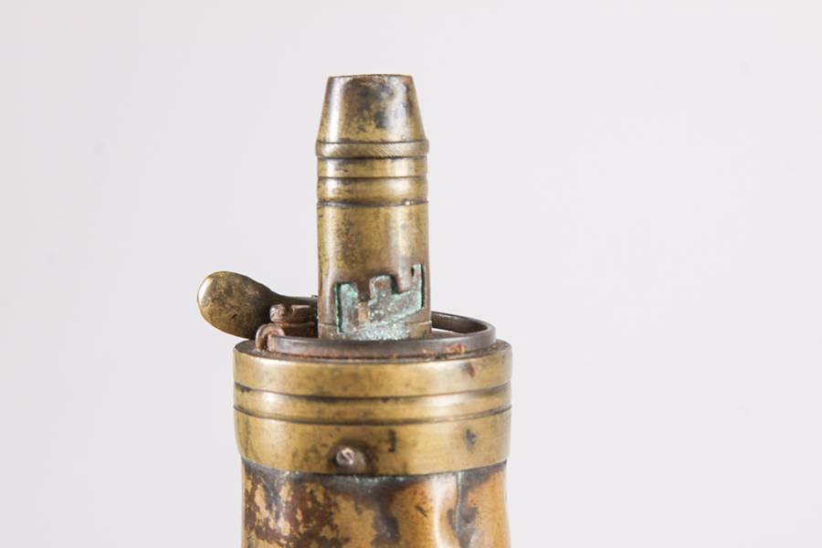 Brass Military Gun Powder Flask
