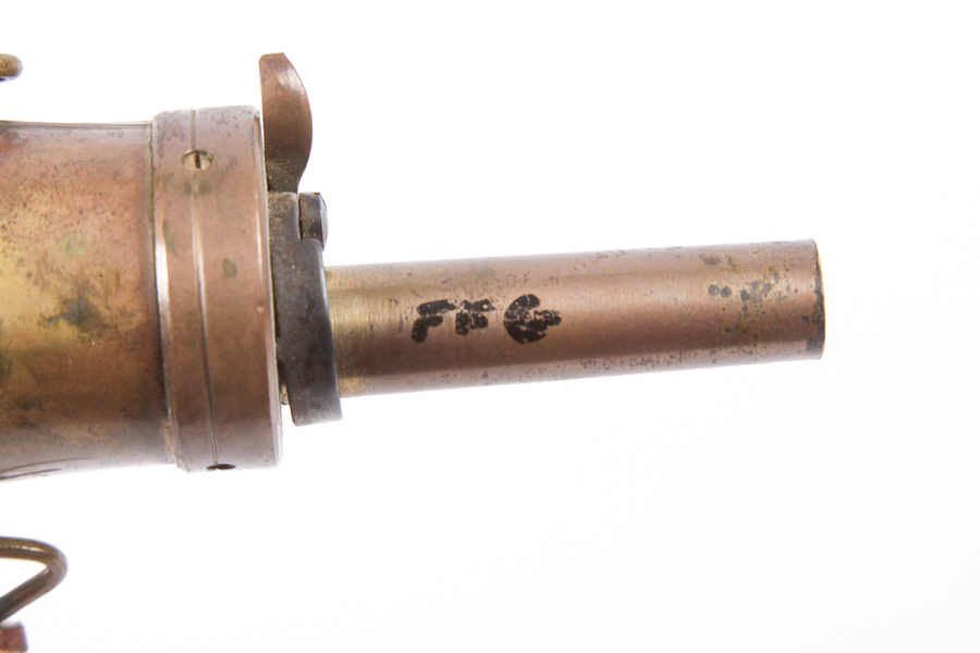 Reproduction of an Antique U.S. Military Gun Powder Flask