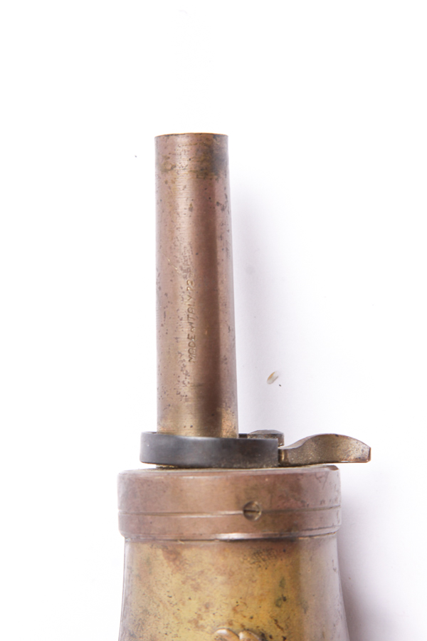 Reproduction of an Antique U.S. Military Gun Powder Flask