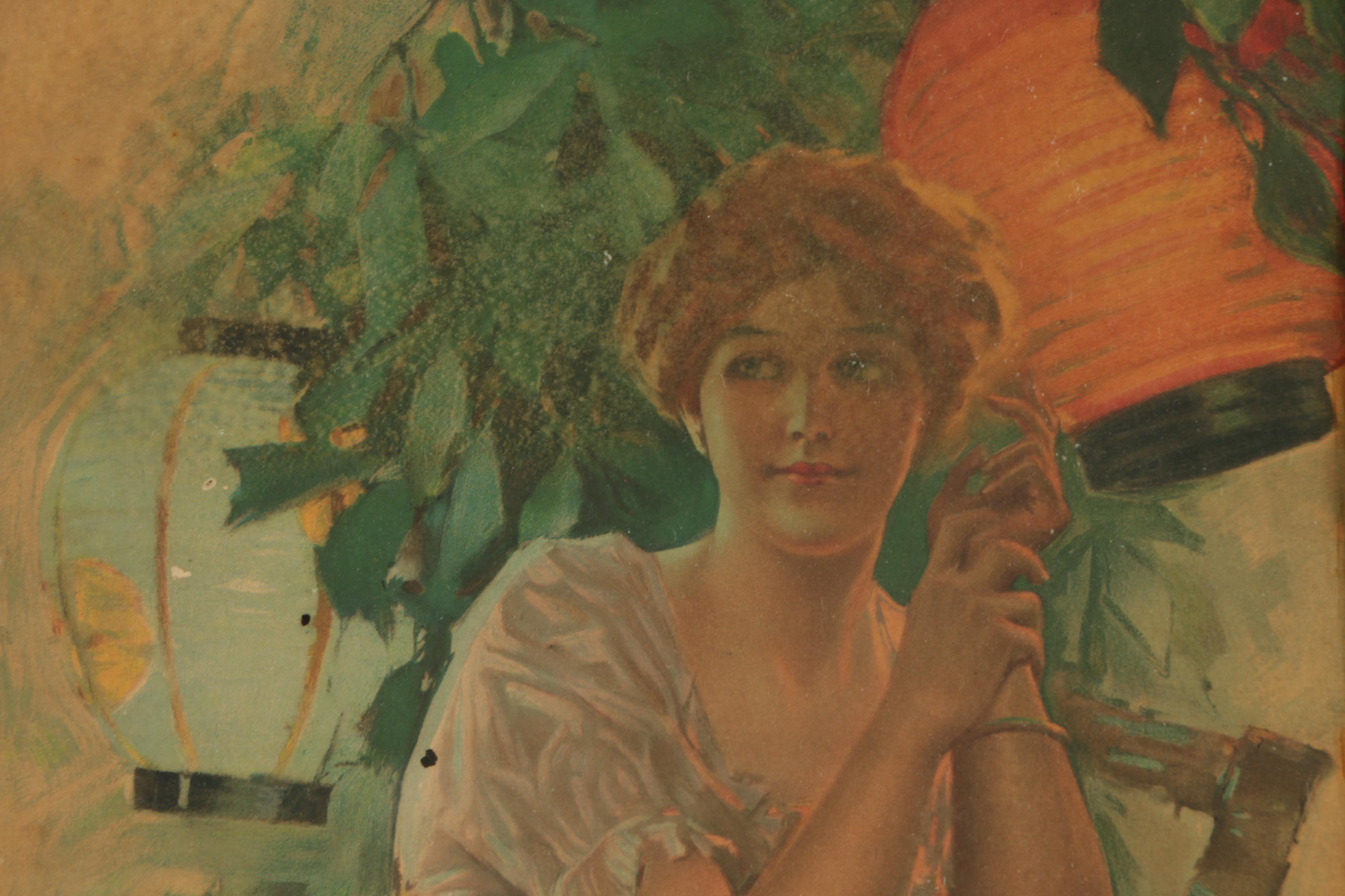 Offset Lithograph After C. Everett Johnson for Walk Over Shoes