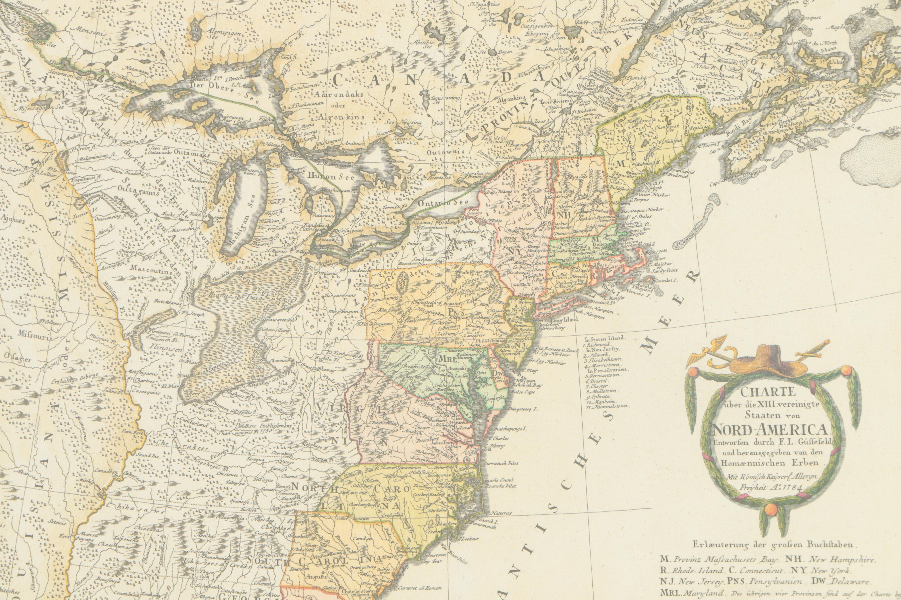 Giclee Print Reproductions of United States Maps