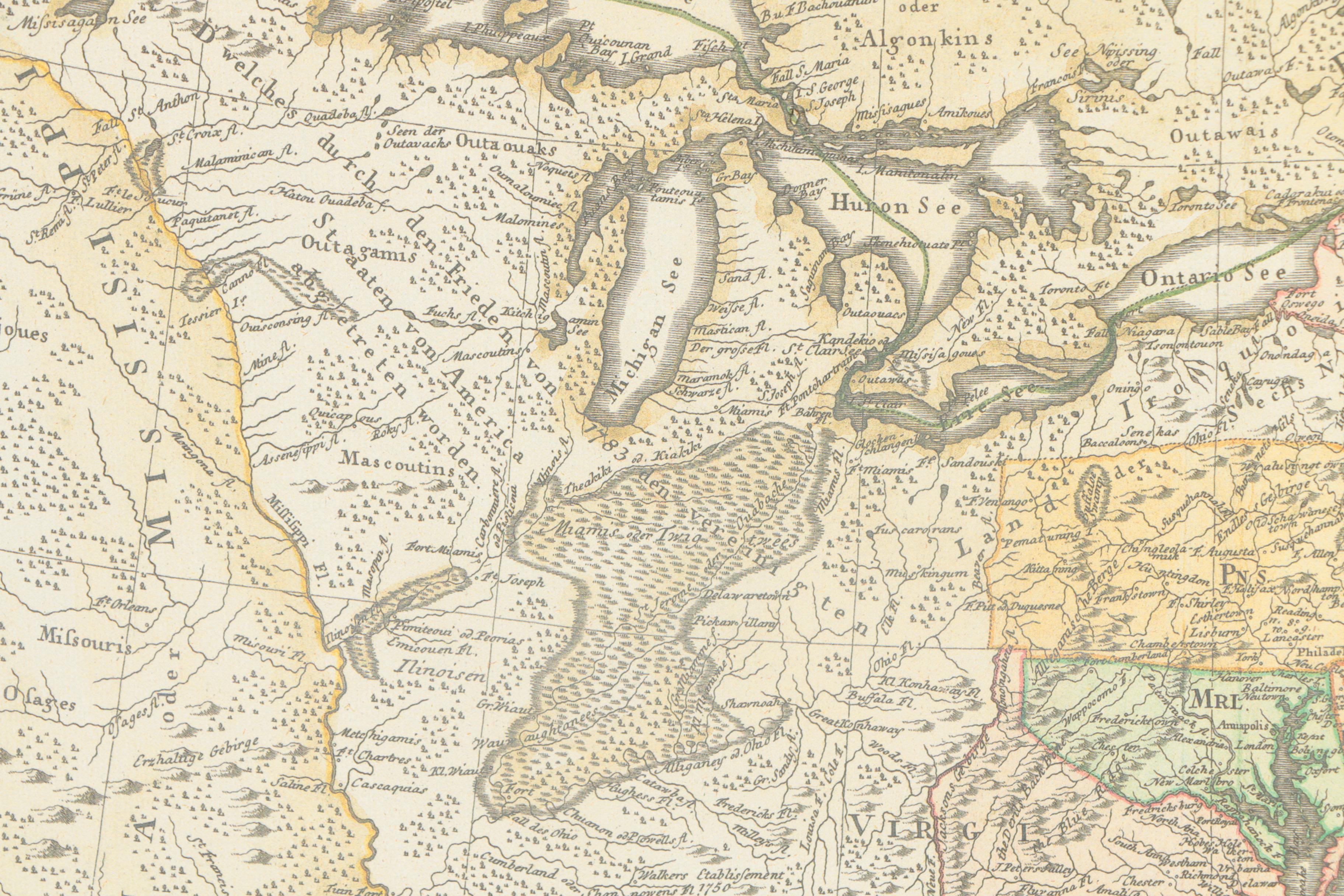 Giclee Print Reproductions of United States Maps