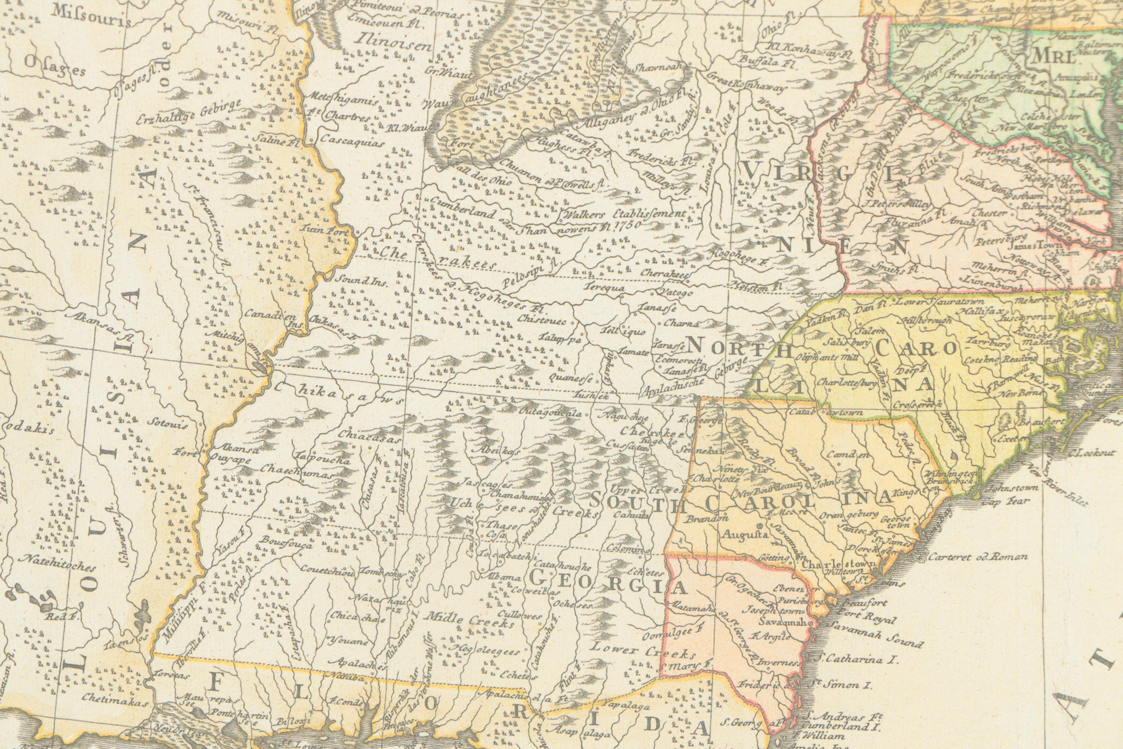 Giclee Print Reproductions of United States Maps