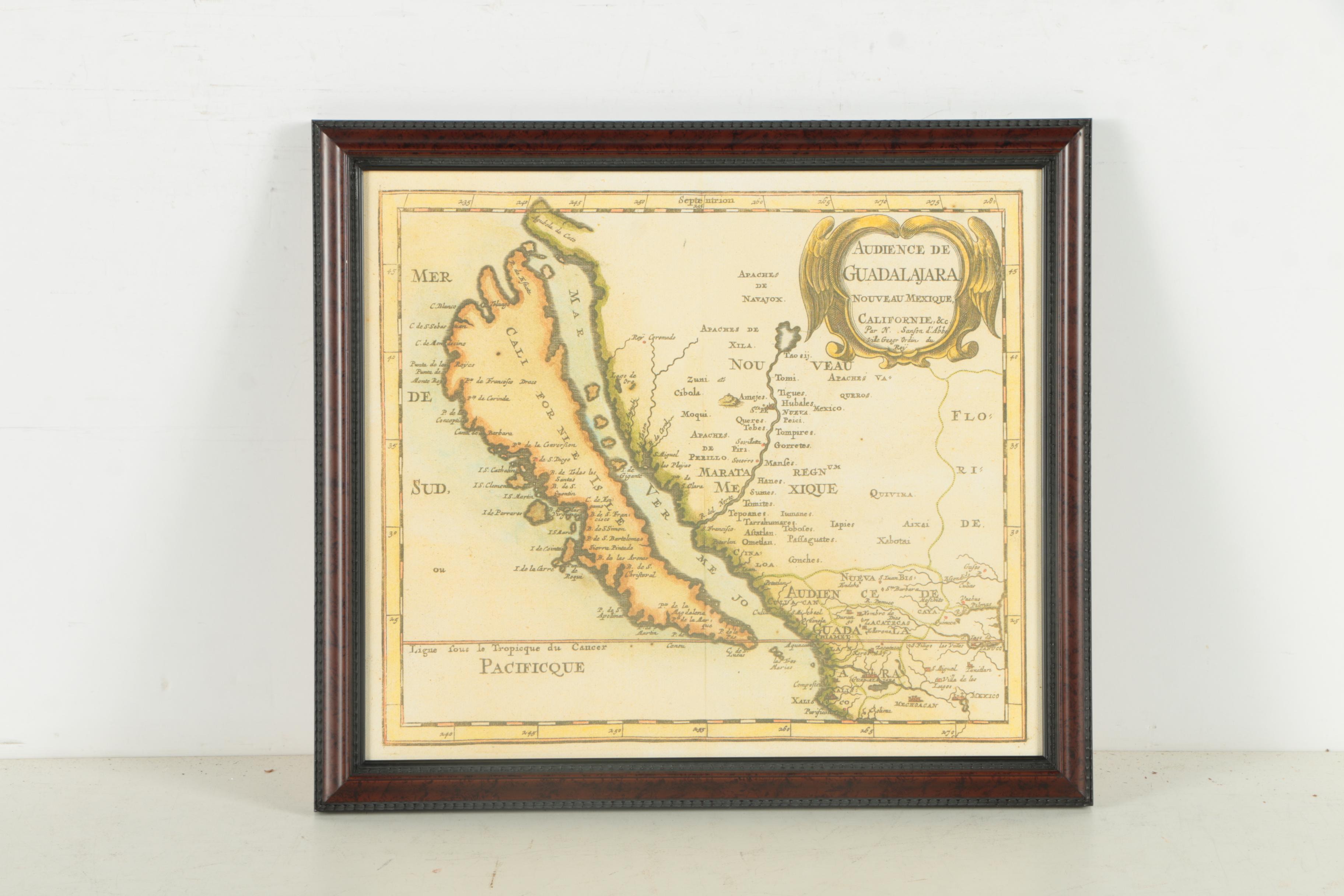 Giclee Print Reproductions of United States Maps