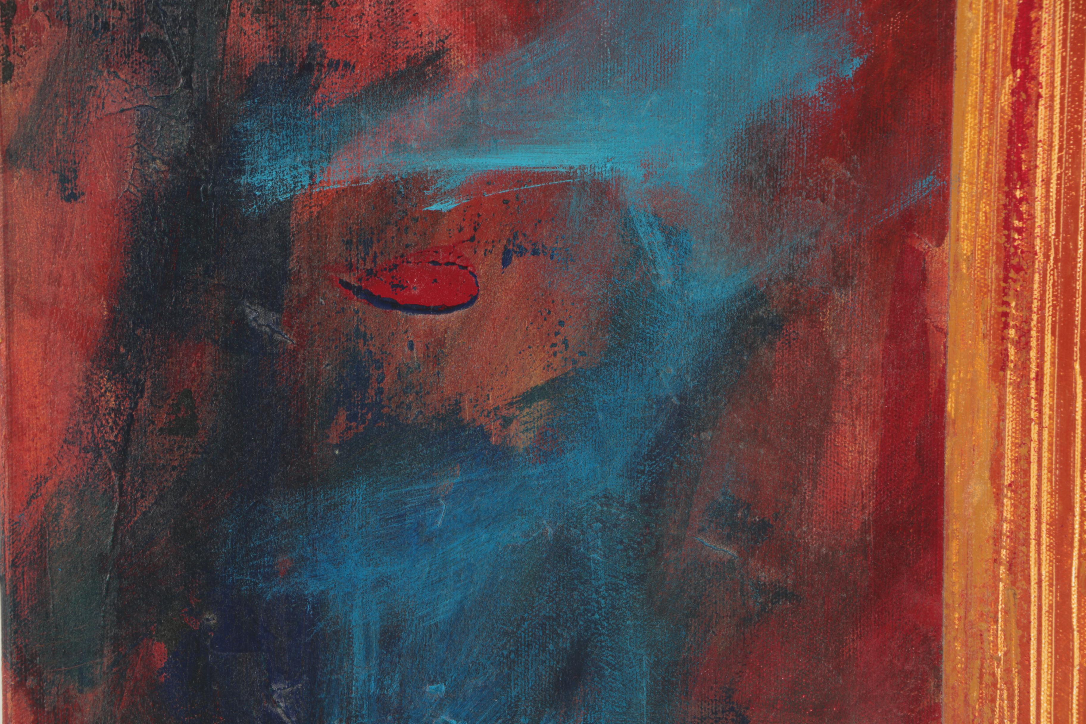 Angela Ament Abstracted Mixed Media Painting