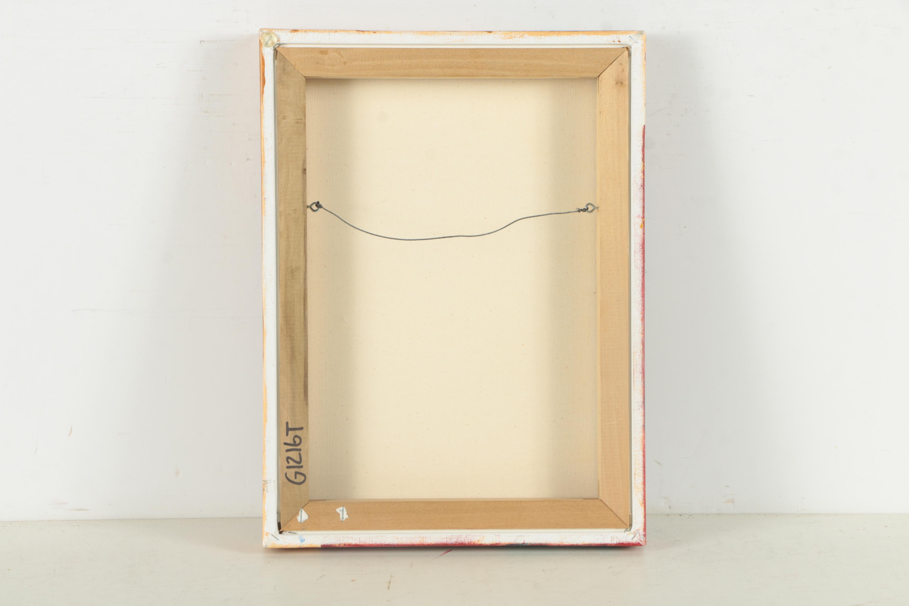 Angela Ament Abstracted Mixed Media Painting