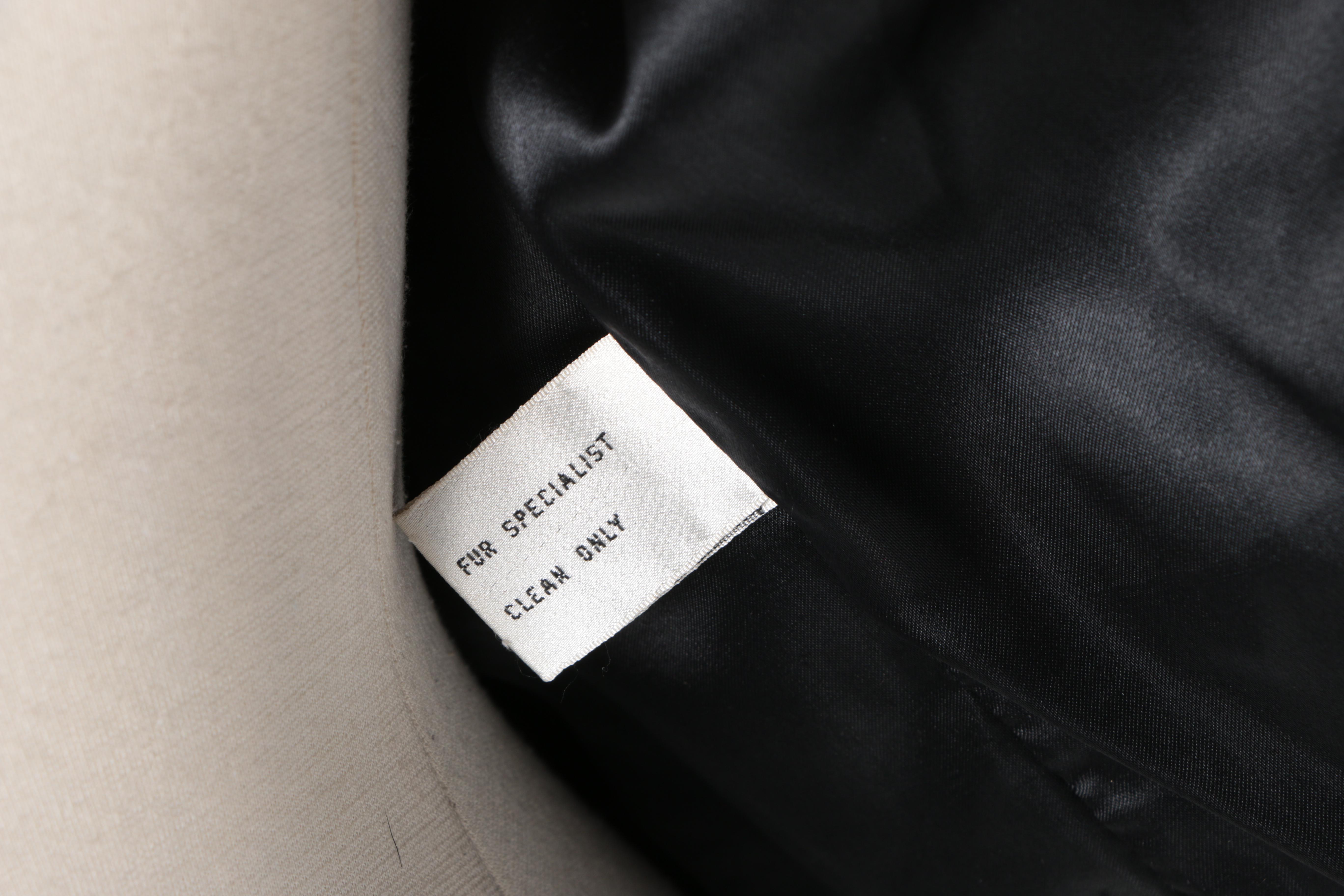 BB Dakota Dyed Black Rabbit Jacket