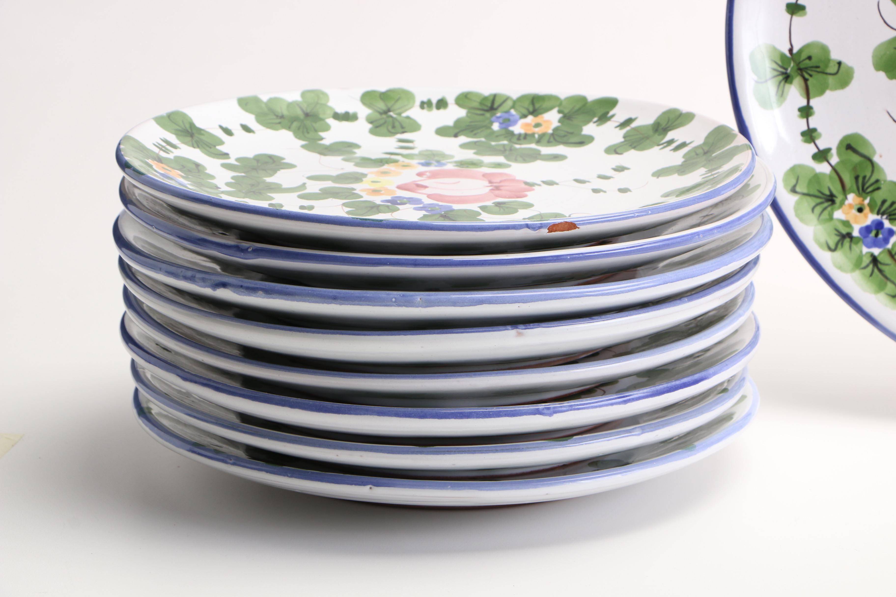 Signed Lynn Von Kersting Tableware