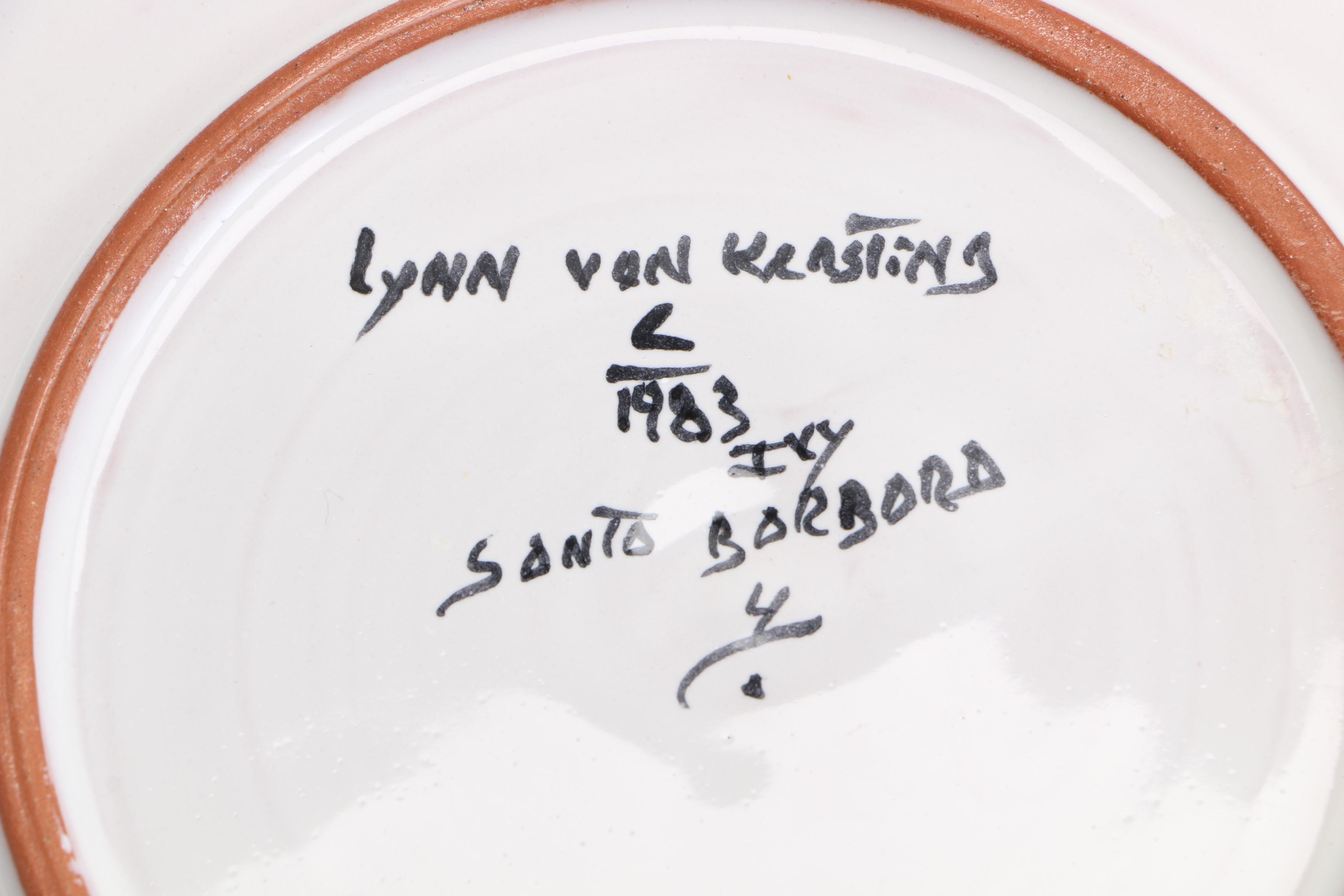 Signed Lynn Von Kersting Tableware