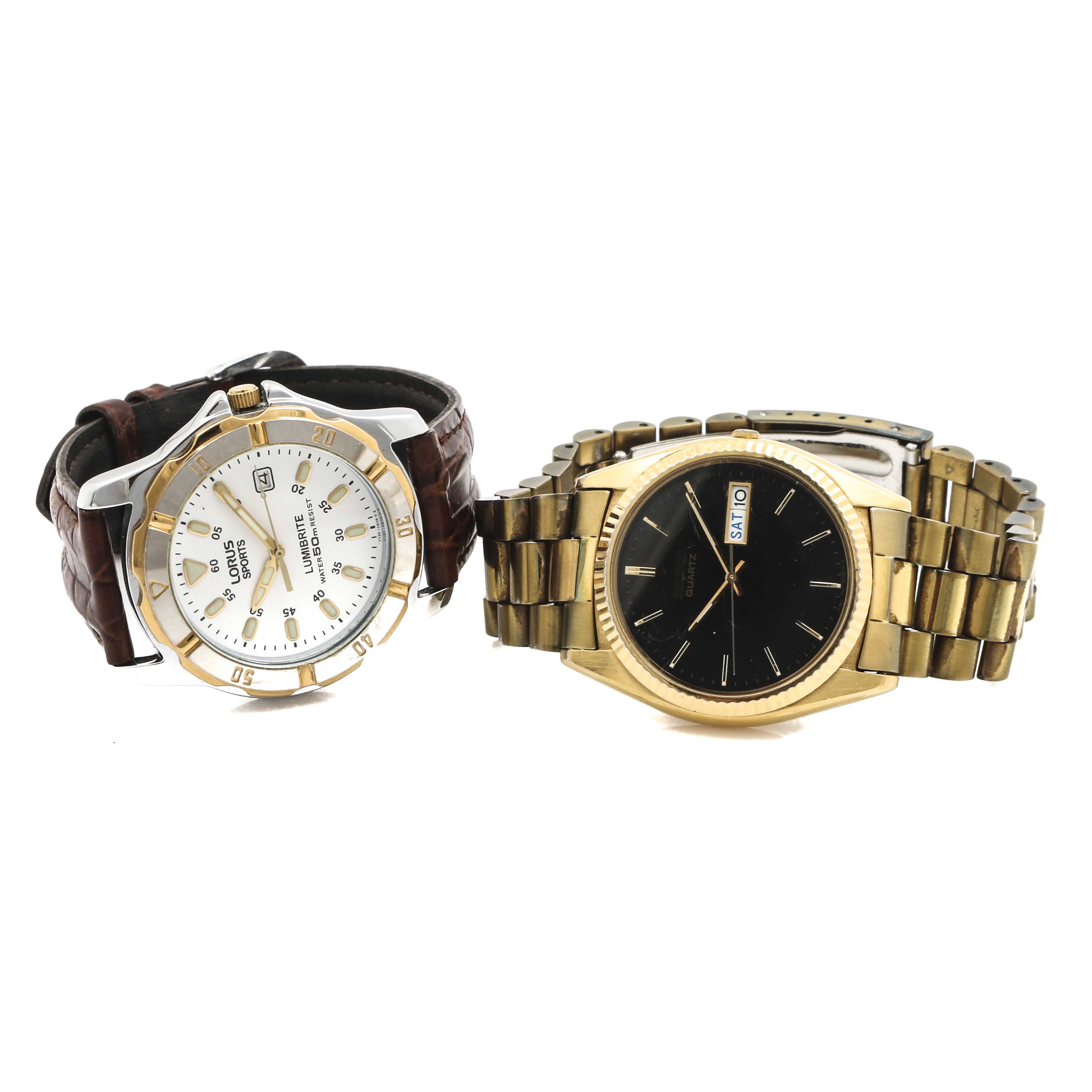 Lorus and Seiko Analog Watches