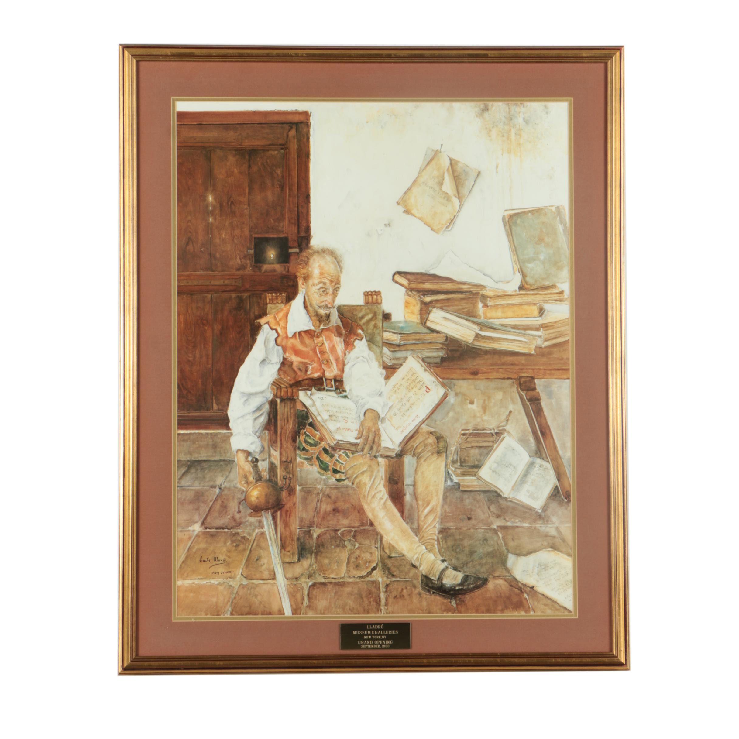 Offset Lithograph "Lladro Museum & Galleries Grand Opening 1986"