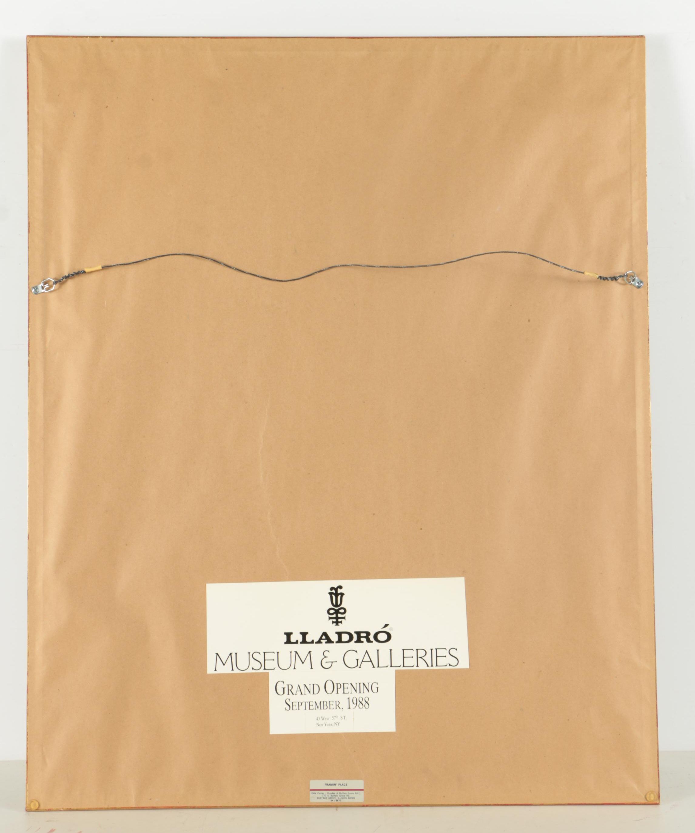 Offset Lithograph "Lladro Museum & Galleries Grand Opening 1986"