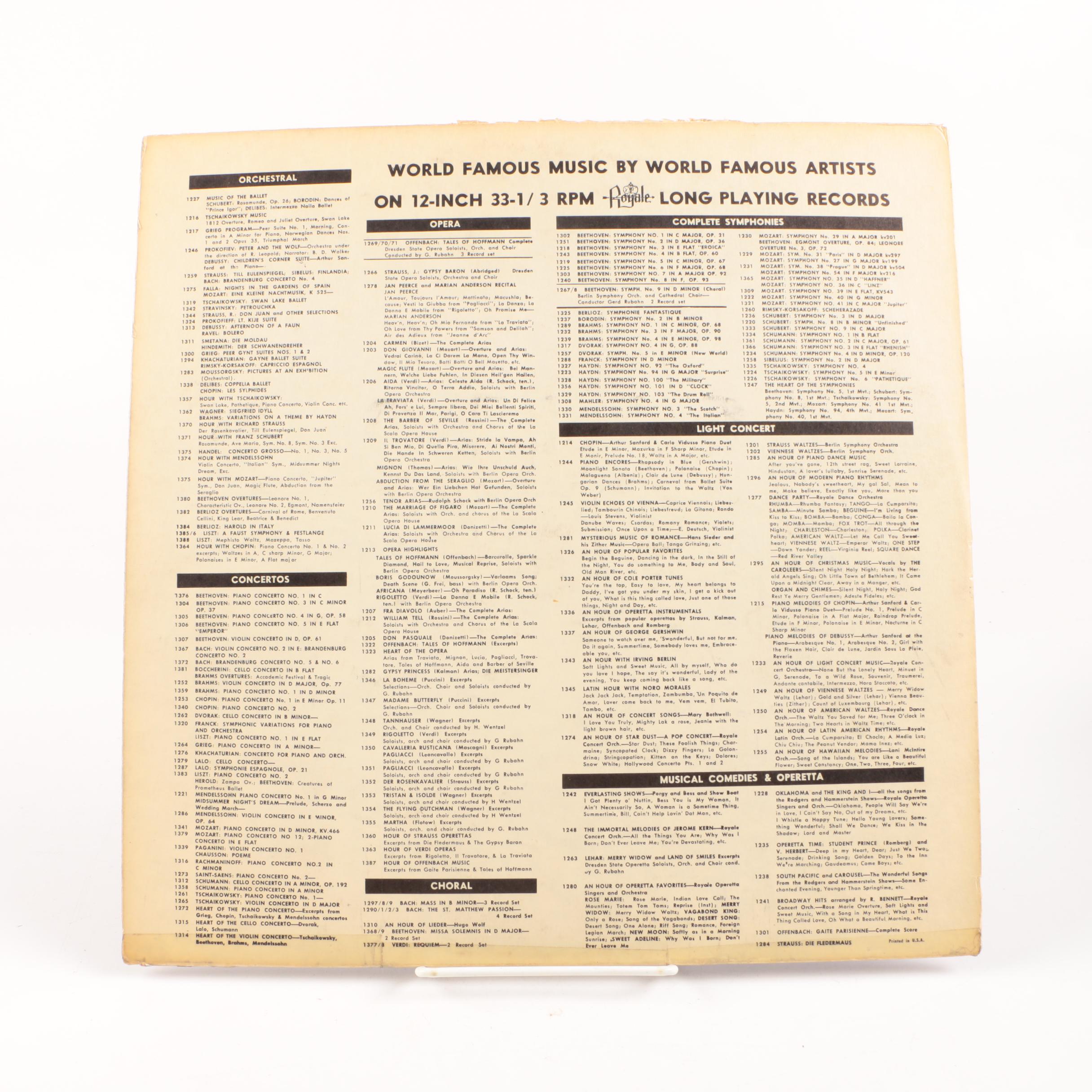 Vintage Orchestral, Musical, Folk, Film Soundtrack, and Other LPs