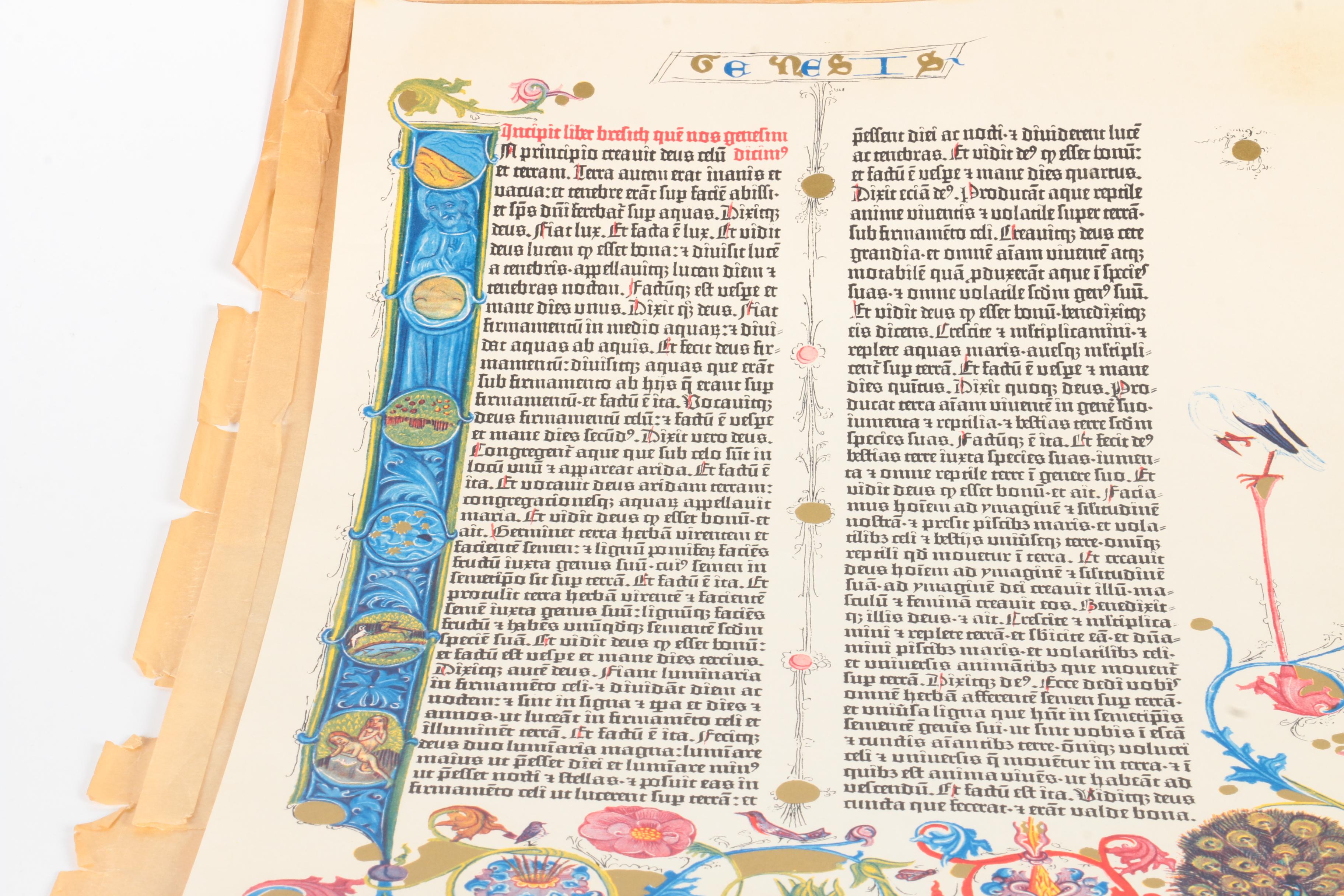 Collection of Postcards with Biblical Screen Print