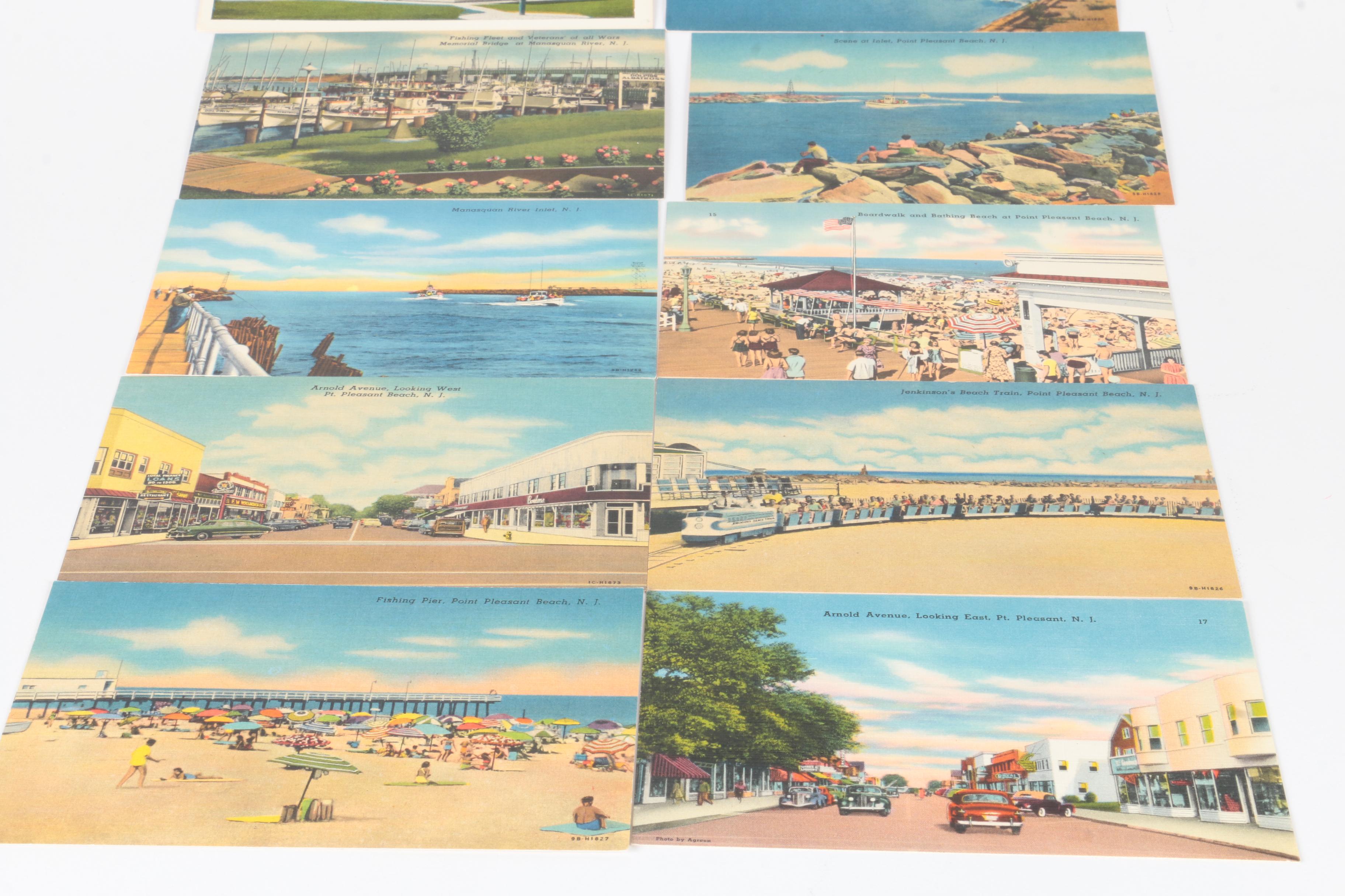 Collection of Postcards with Biblical Screen Print