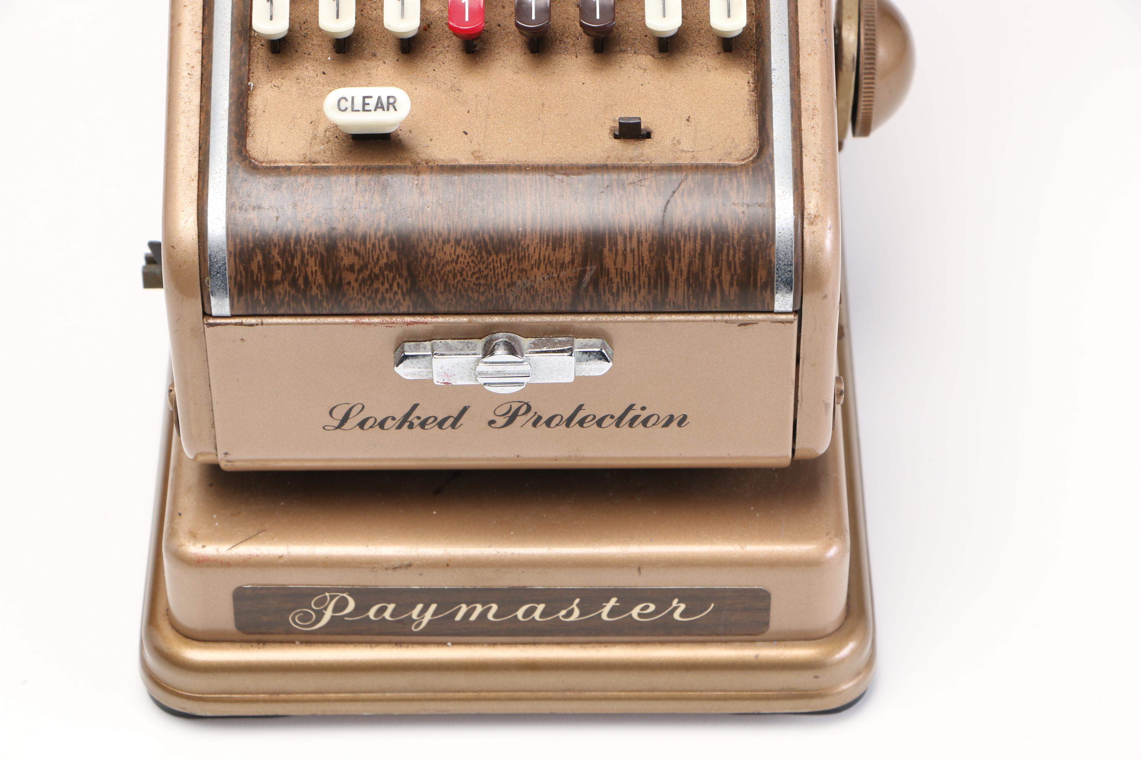 Vintage "Paymaster" Series 700 Checkwriter