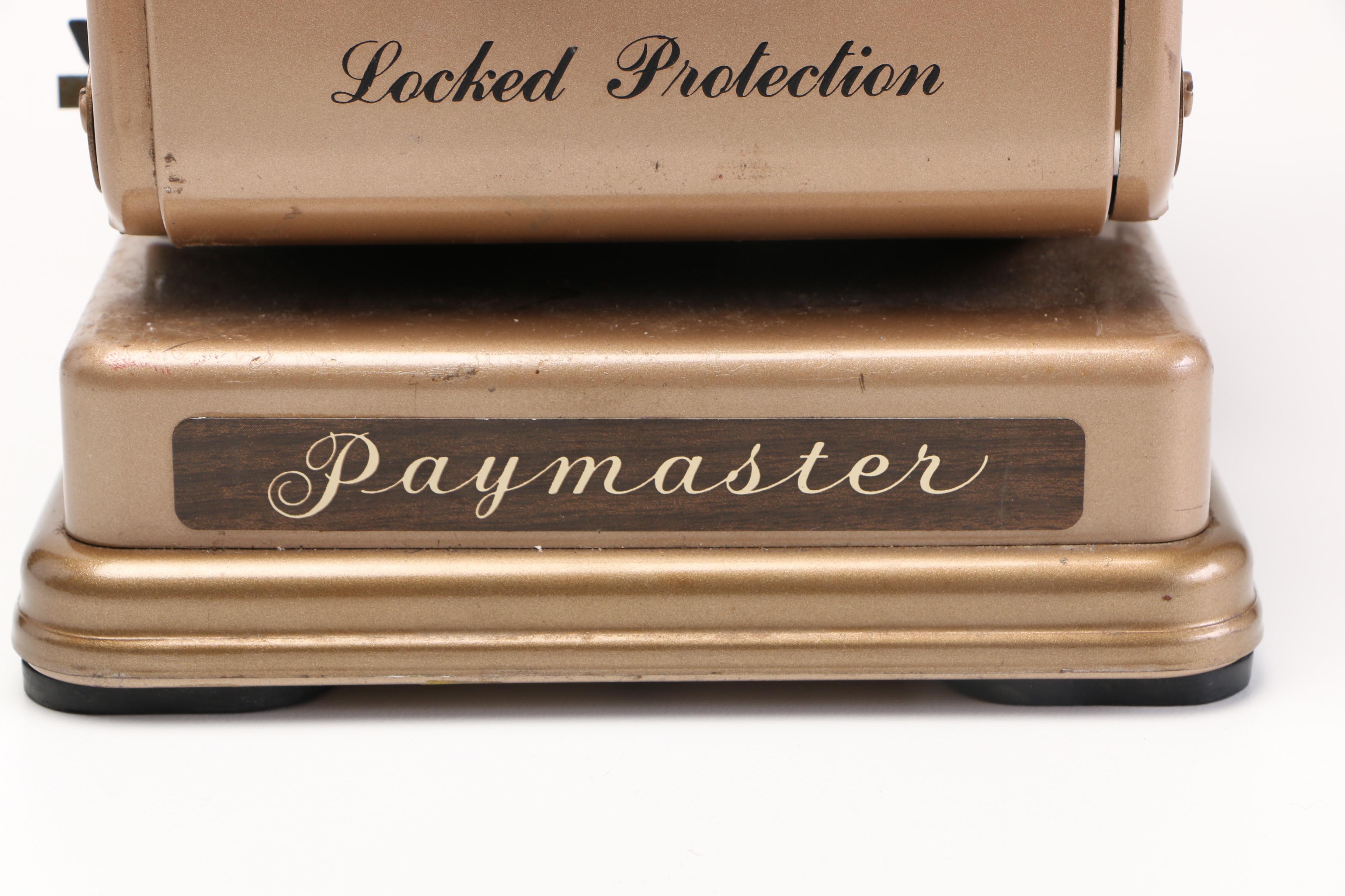 Vintage "Paymaster" Series 700 Checkwriter