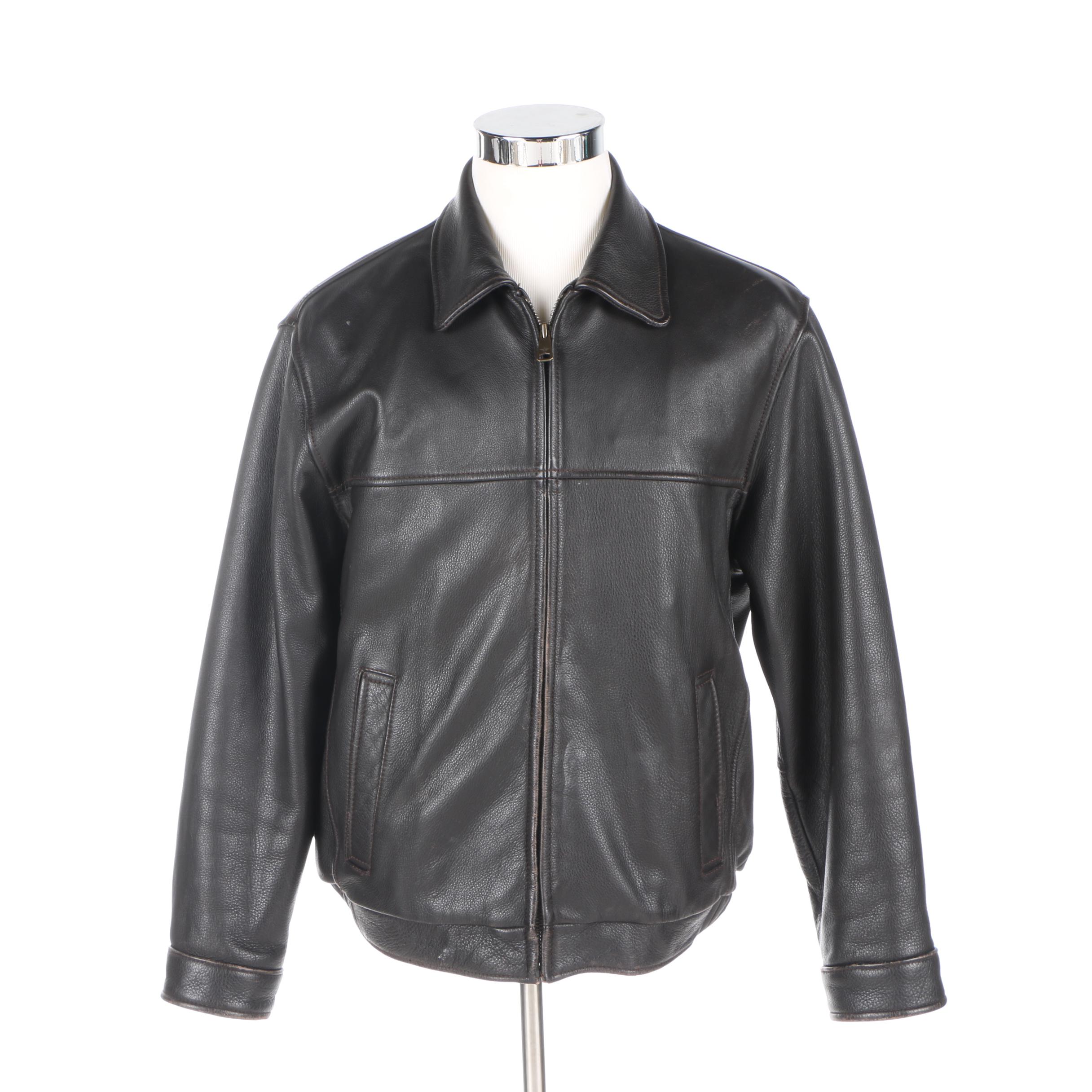 Men's Dockers Leather Jacket