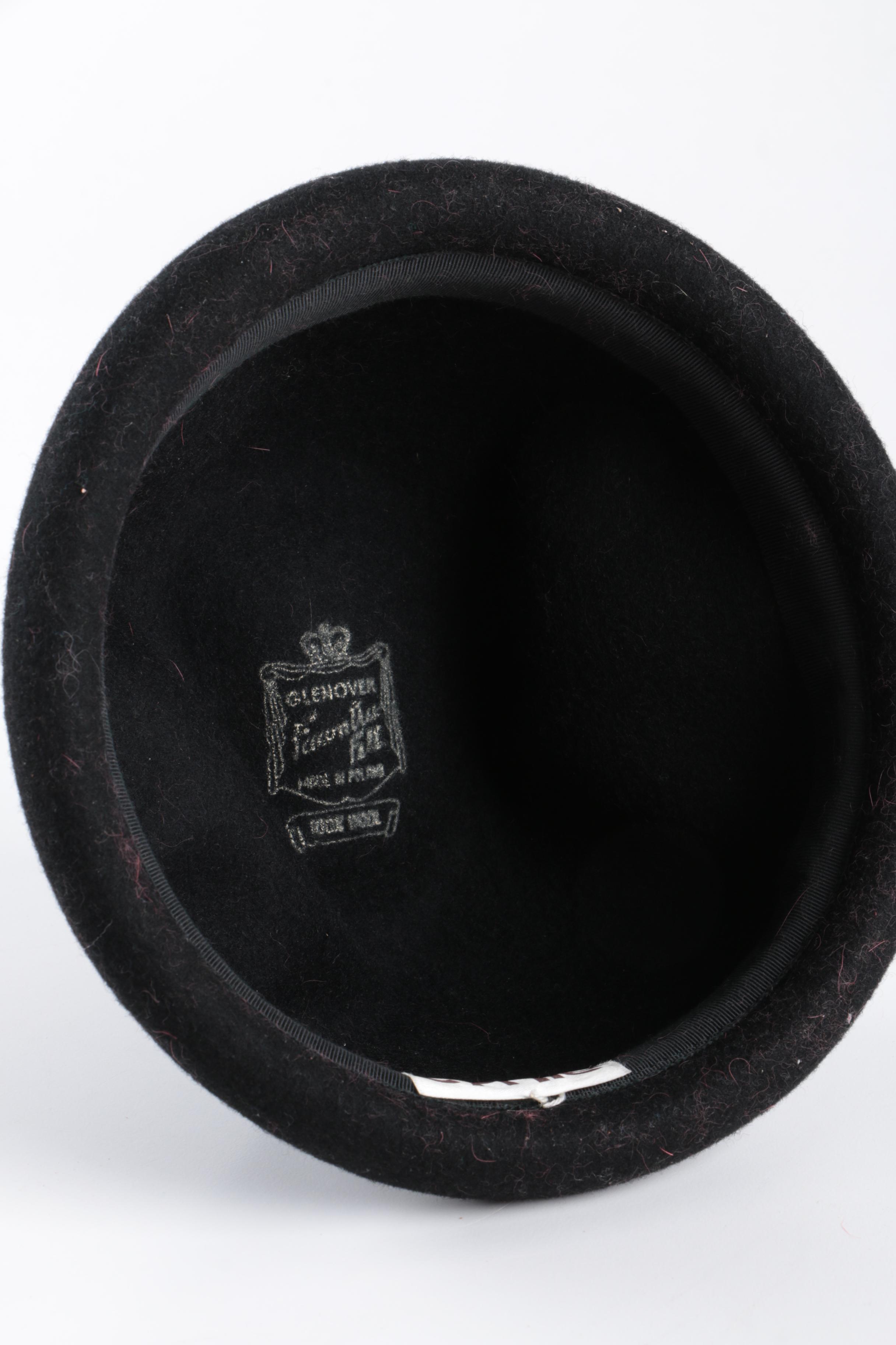 Vintage Hats Featuring Glenover, Betmar and Ruby Art, with Fan and Bag