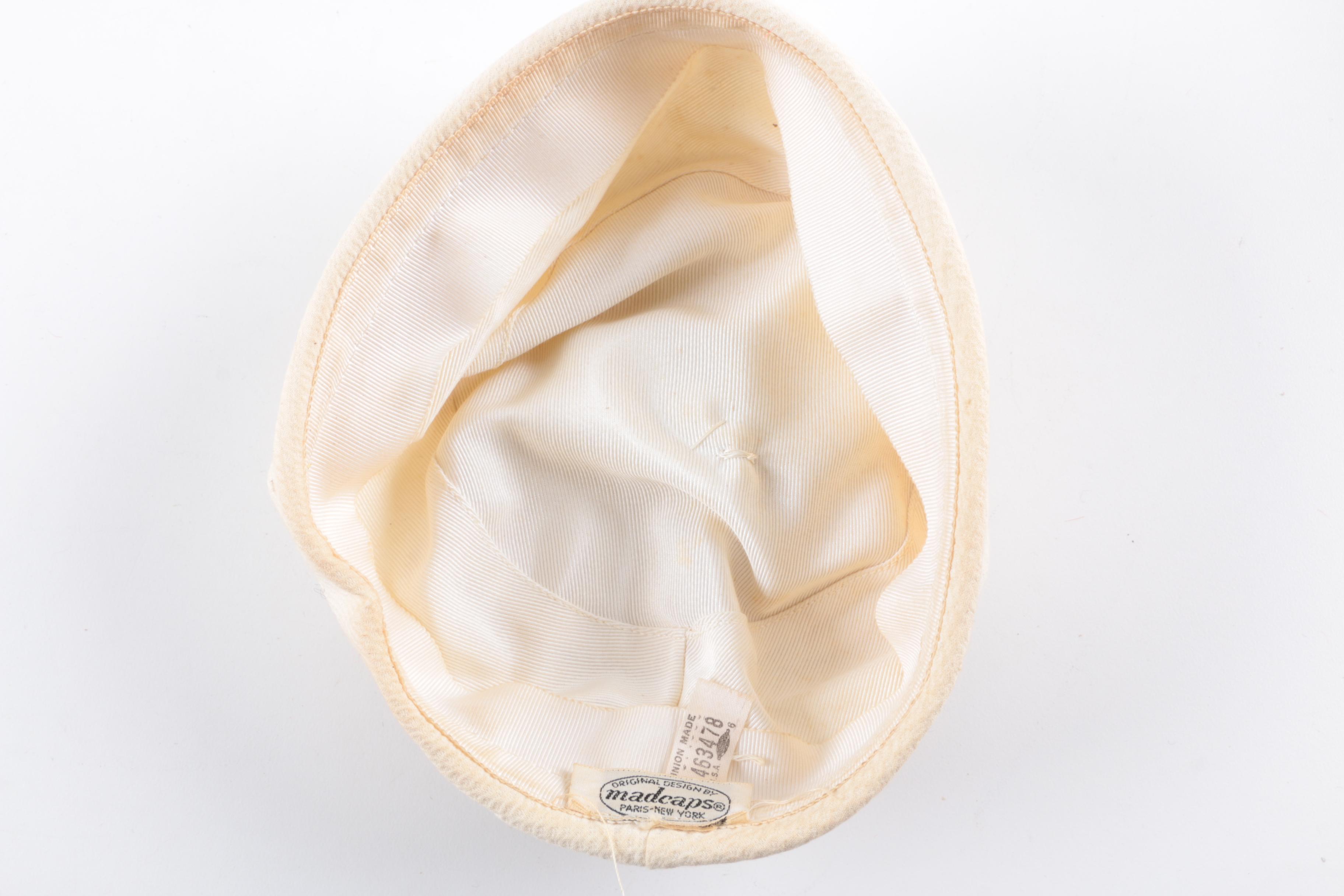 Vintage Hats Featuring Glenover, Betmar and Ruby Art, with Fan and Bag