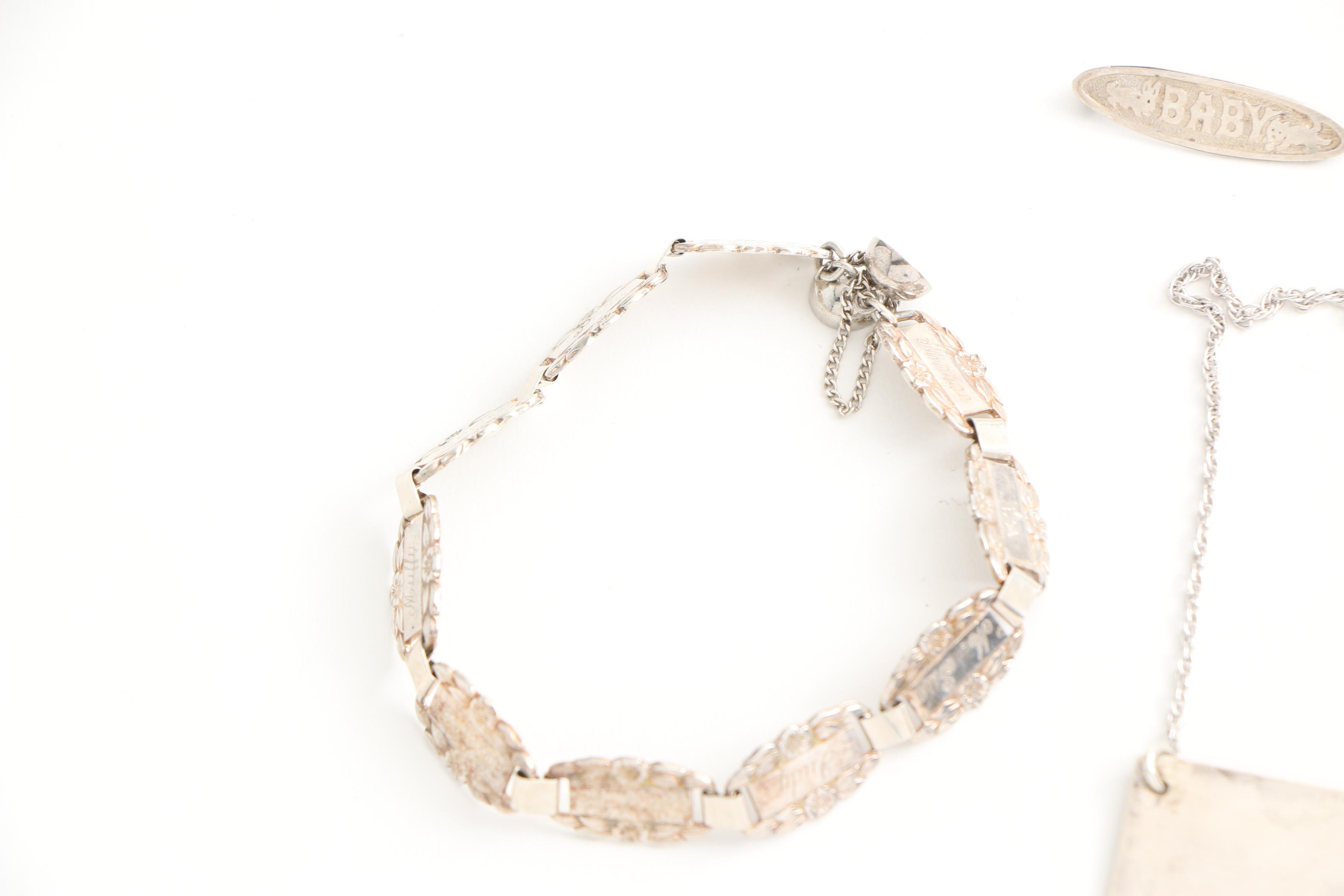 Assortment of Sterling Silver Jewelry