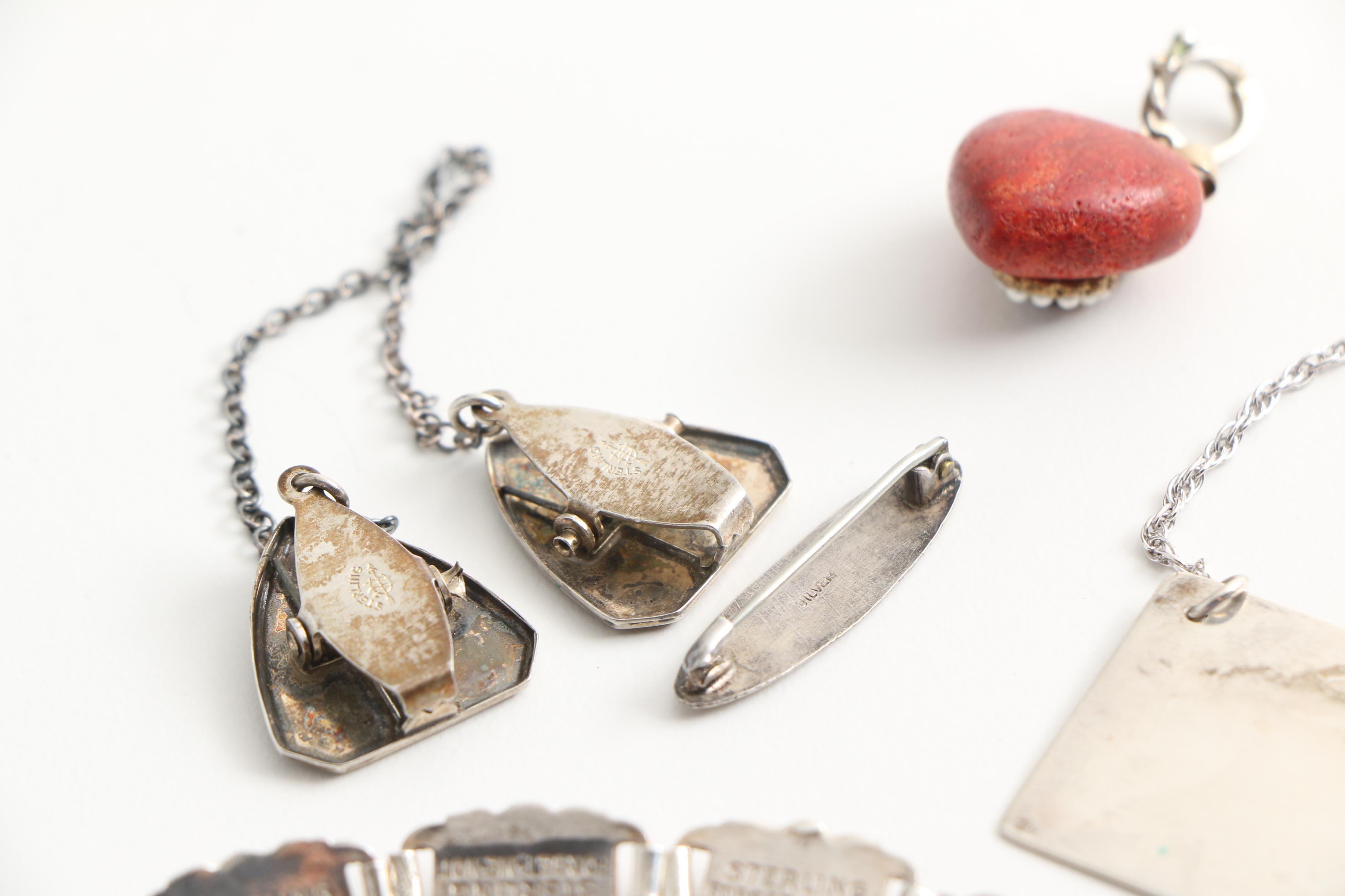 Assortment of Sterling Silver Jewelry