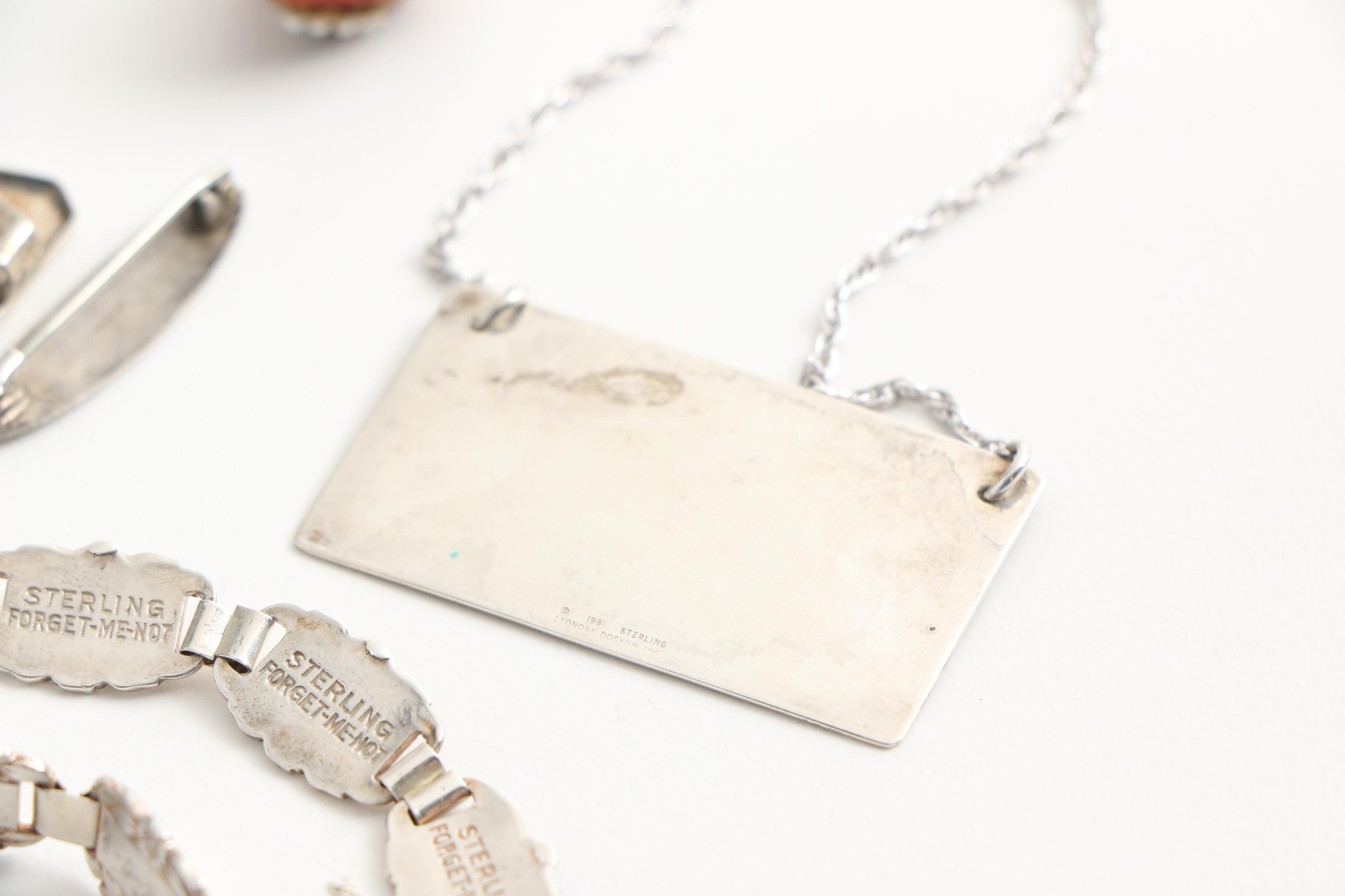 Assortment of Sterling Silver Jewelry