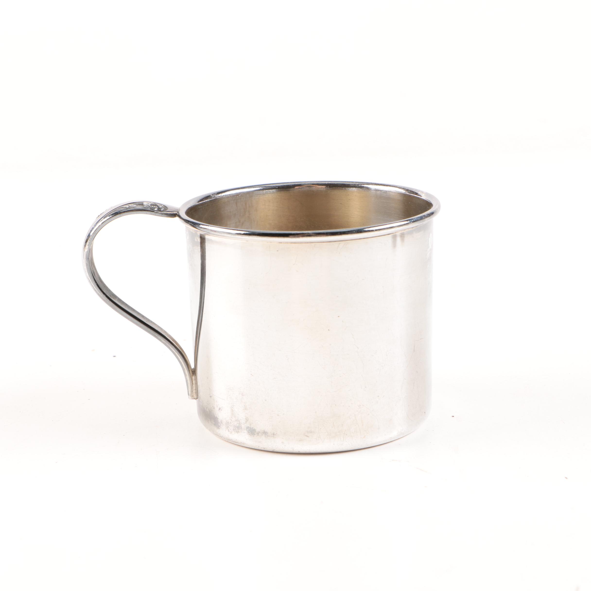 Silver Plate Baby Cup, Flatware, and Utensils Featuring Holmes & Edwards
