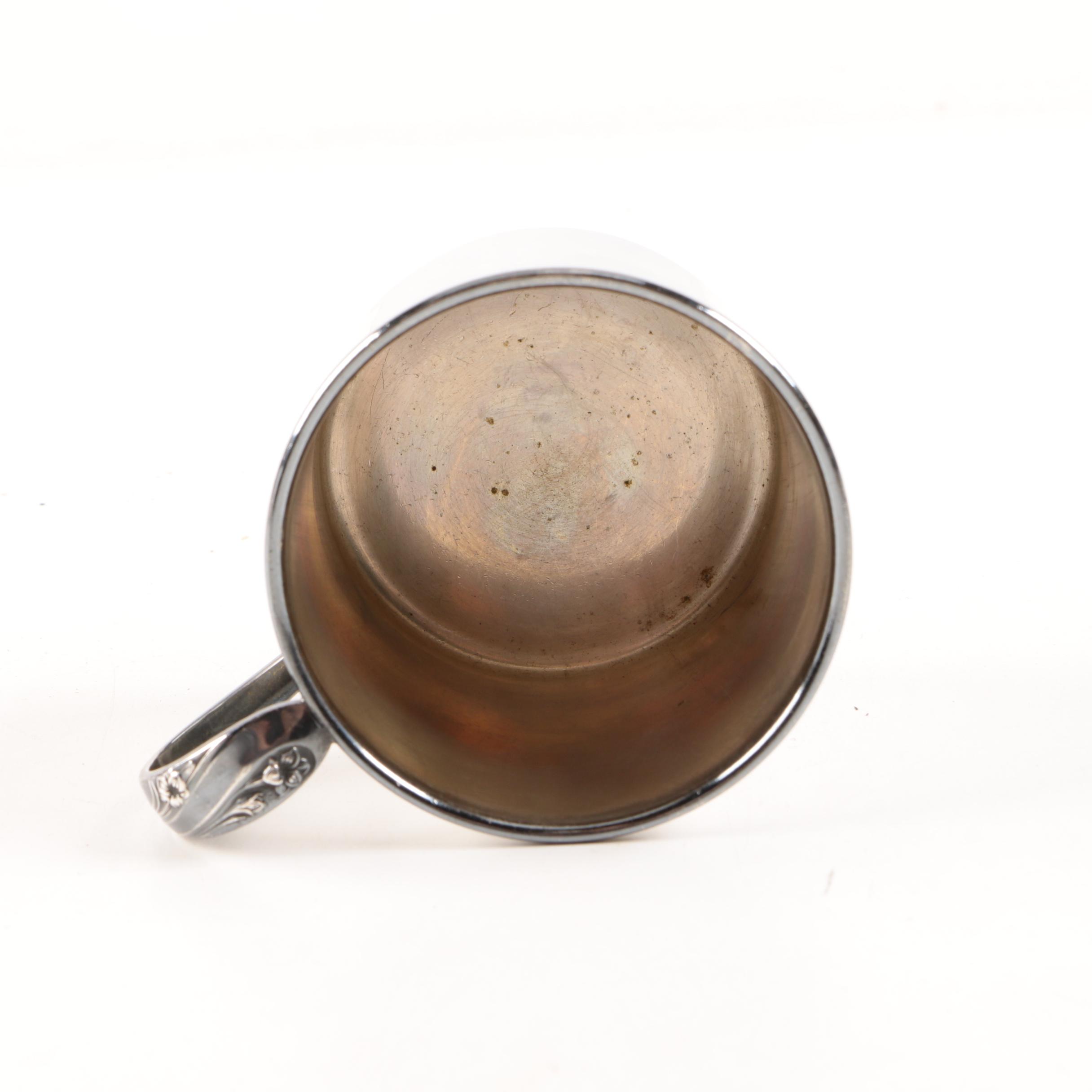 Silver Plate Baby Cup, Flatware, and Utensils Featuring Holmes & Edwards