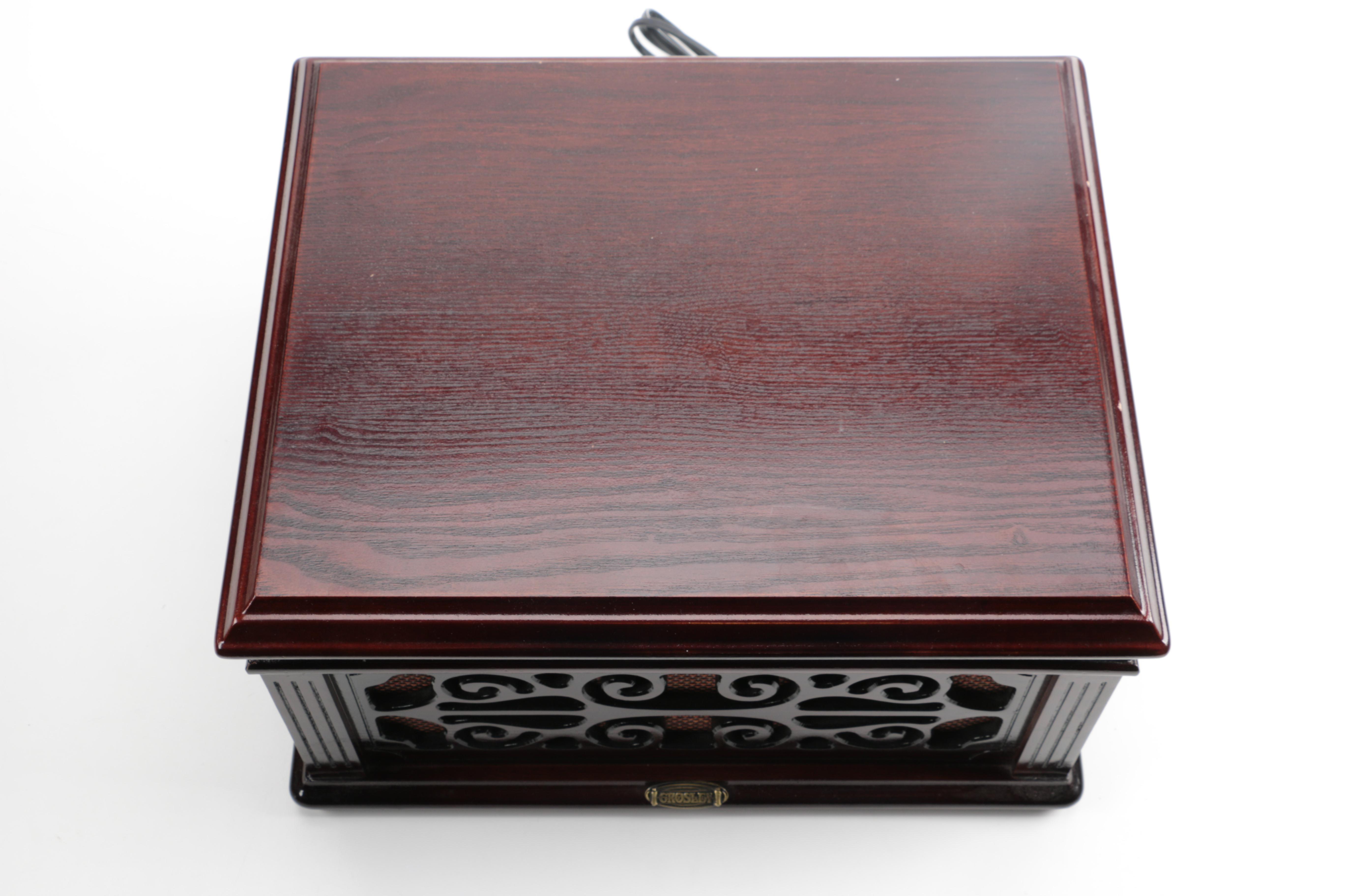 Crosley Record Player and Vintage Folk, Pop, and Soundtrack LPs