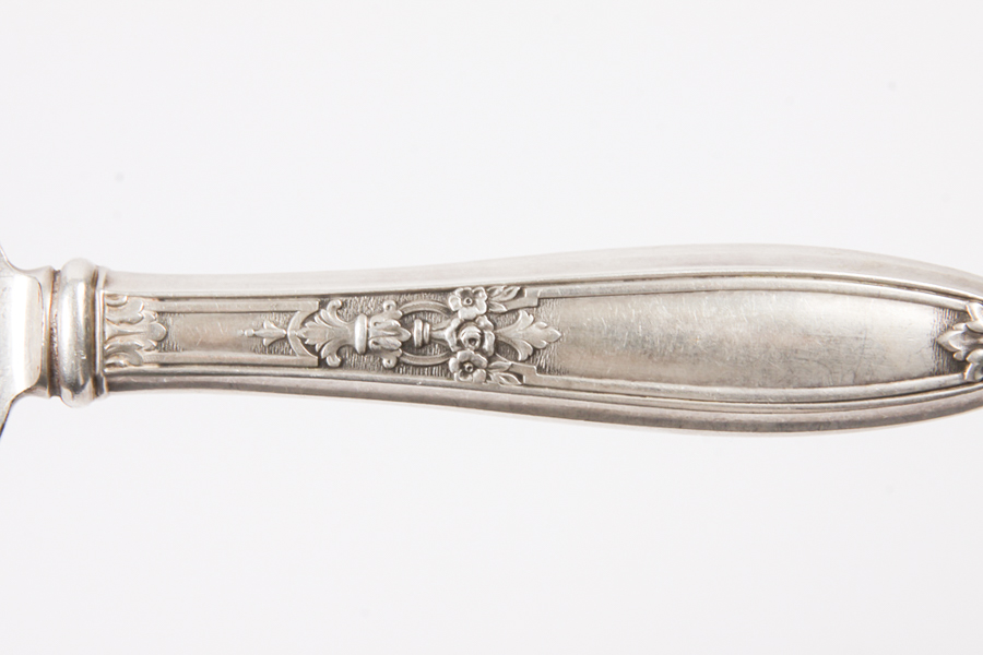 Assortment of Sterling Silver, Plated Silver and Russian 875 Silver Flatware