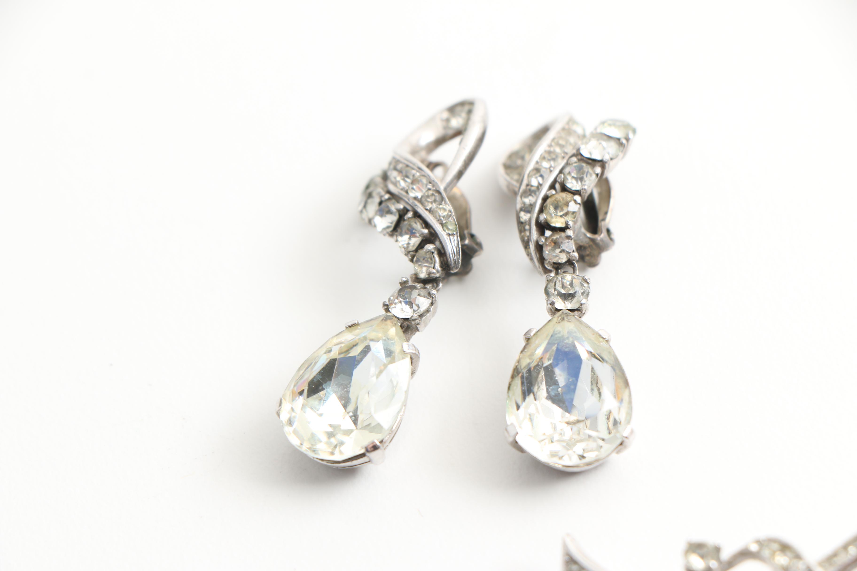 Vintage Sterling Silver Demi Parure