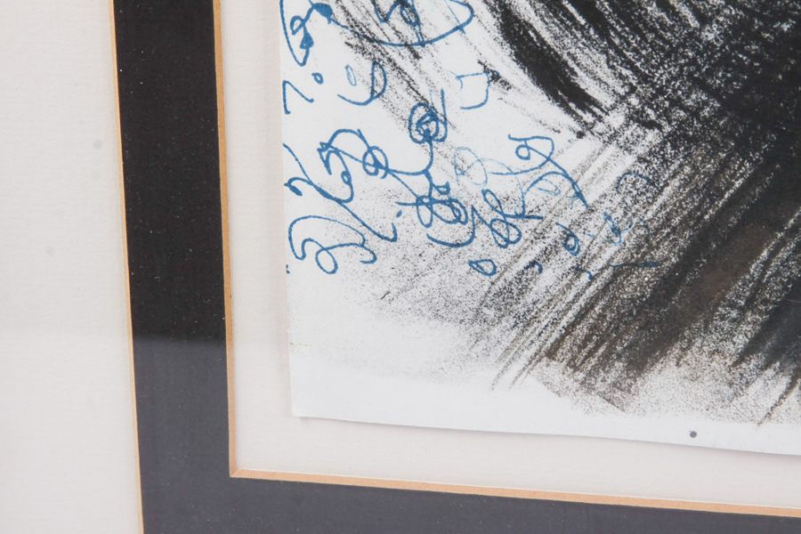 Salvador Dalí Lithograph "Black Mass" Arranged for Publication by Peter Moore