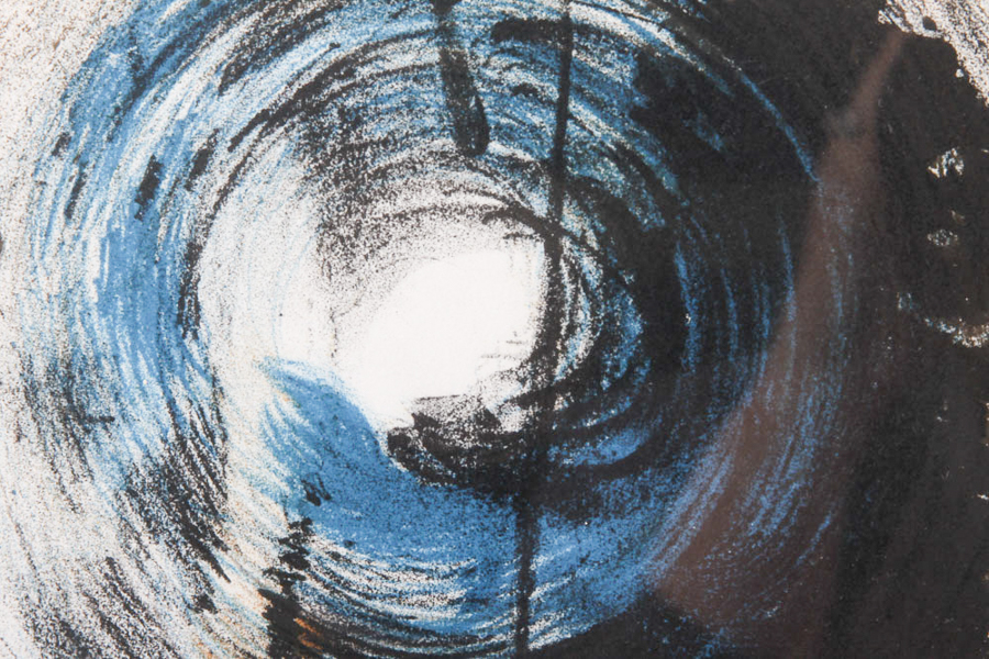 Salvador Dalí Lithograph "Black Mass" Arranged for Publication by Peter Moore