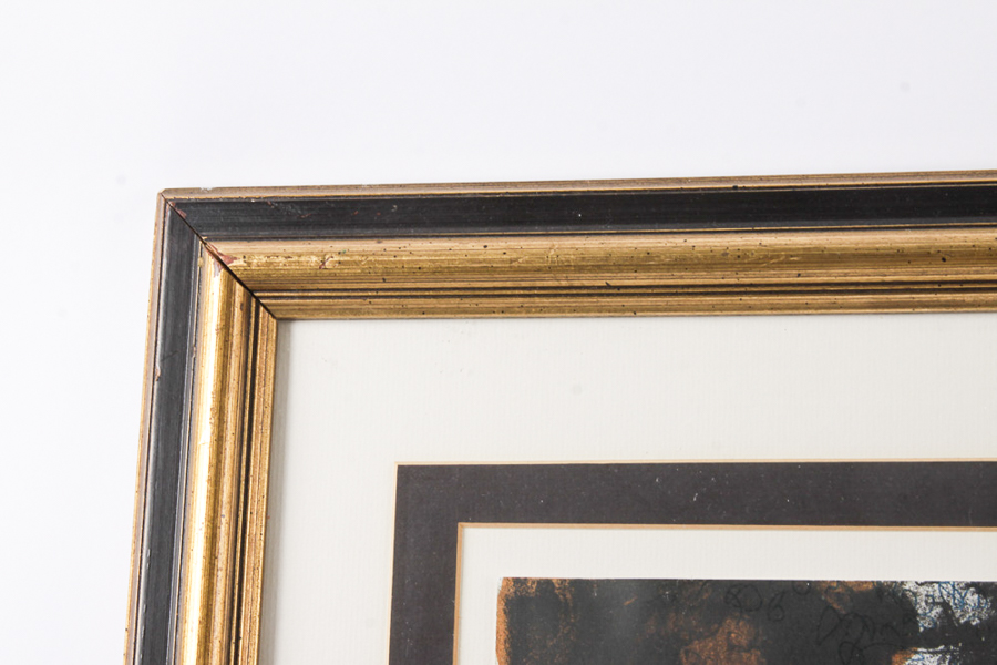 Salvador Dalí Lithograph "Black Mass" Arranged for Publication by Peter Moore