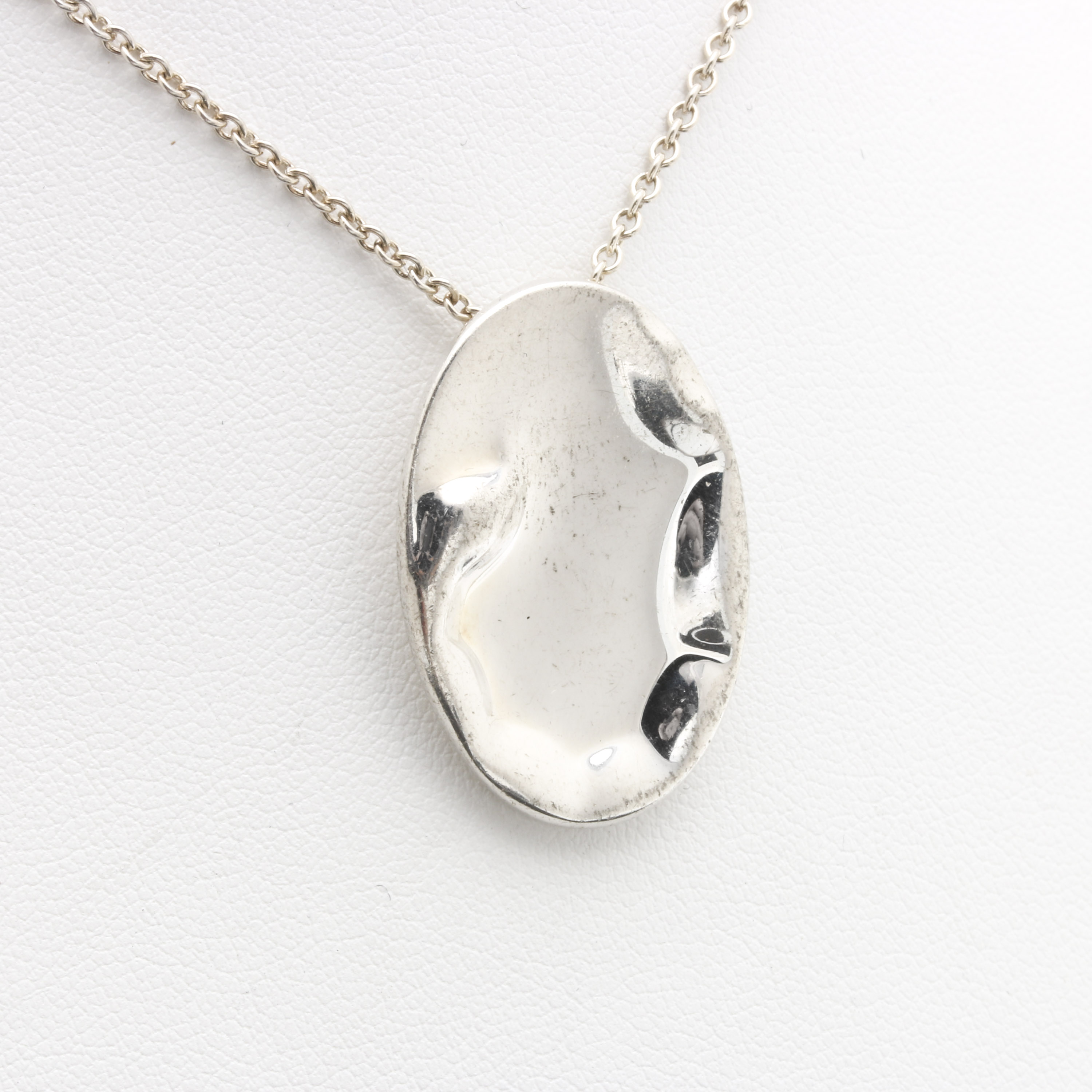 Tiffany and Co. Elsa Peretti Silver Scorpio Zodiac Necklace