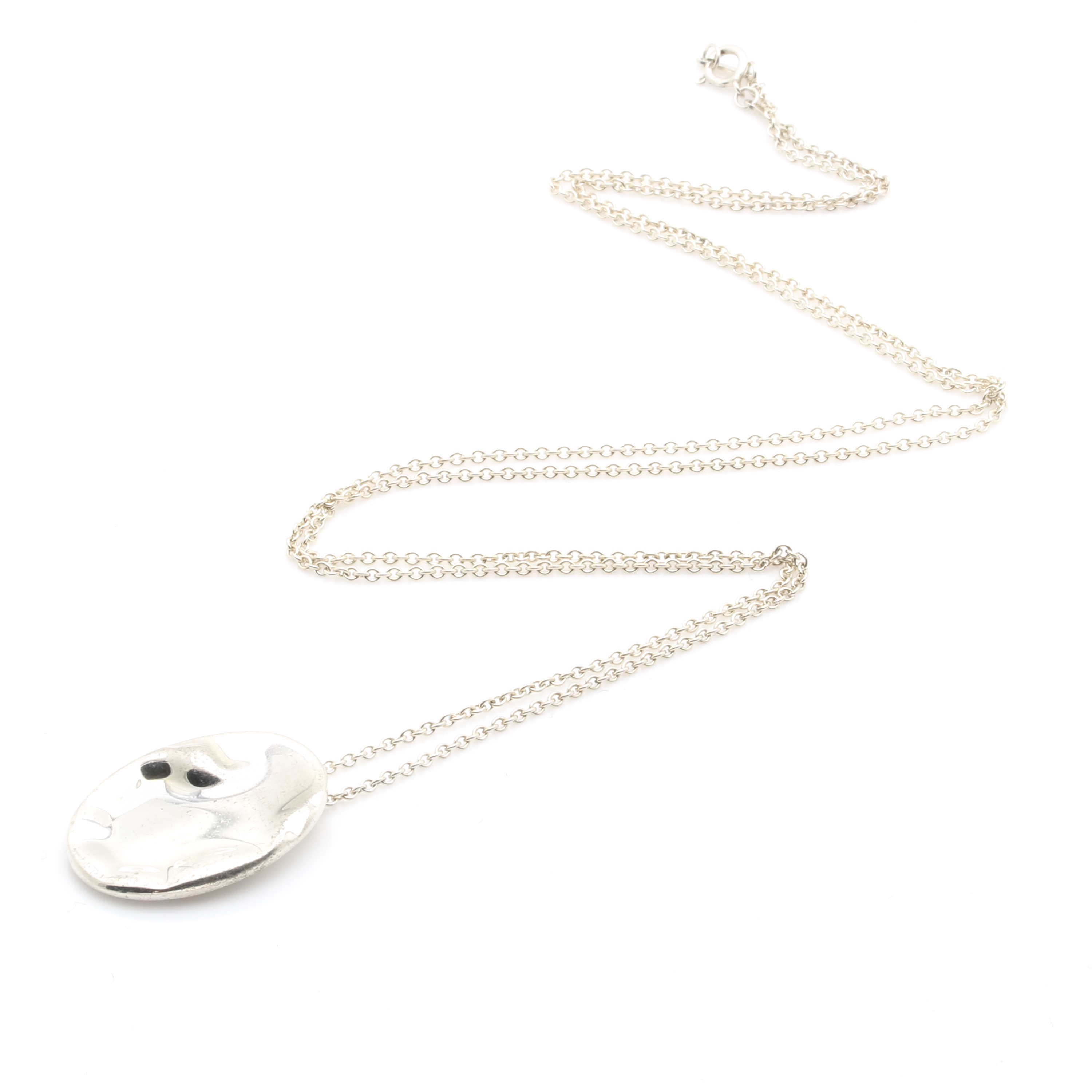 Tiffany and Co. Elsa Peretti Silver Scorpio Zodiac Necklace