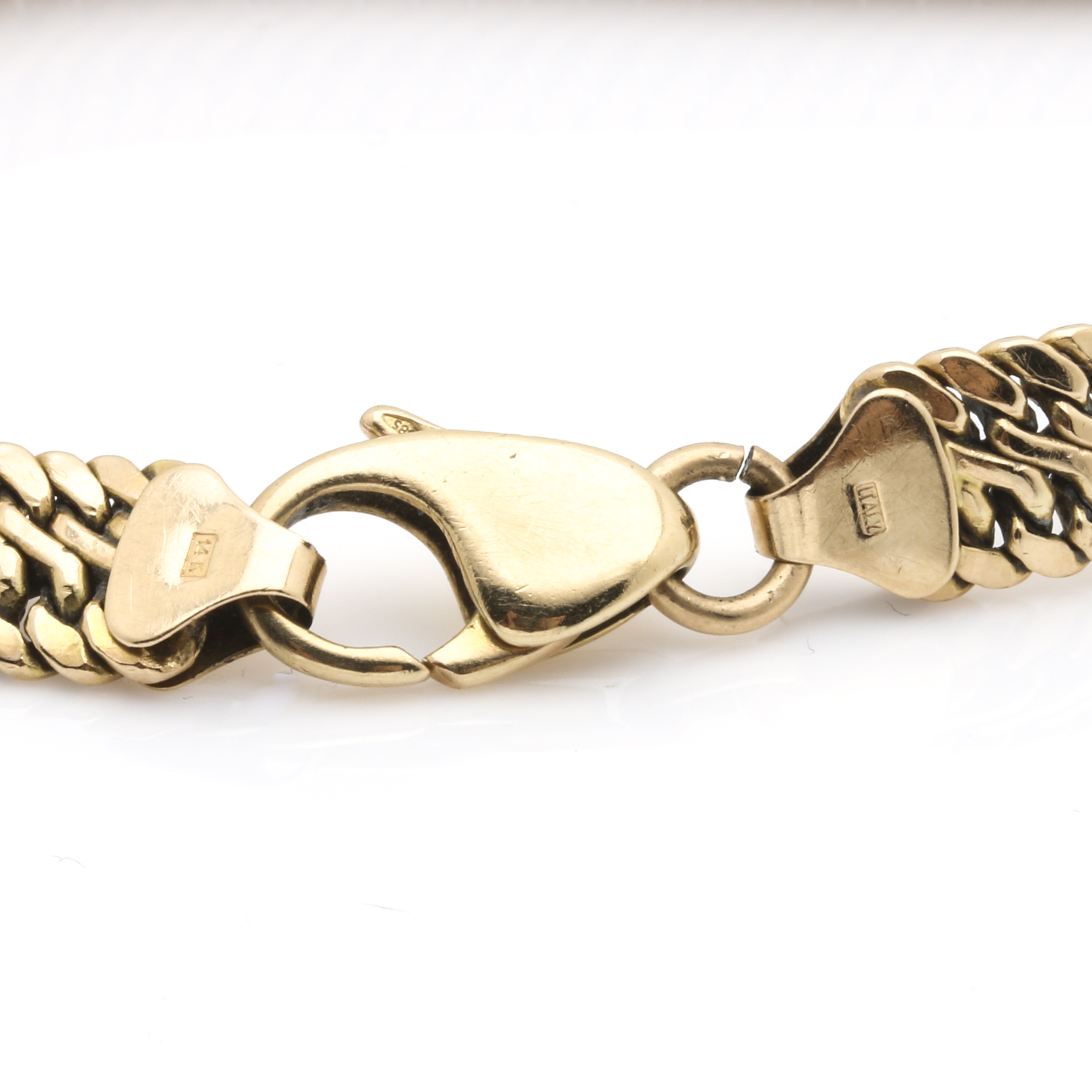 14K Yellow Gold Snake Chain Bracelet