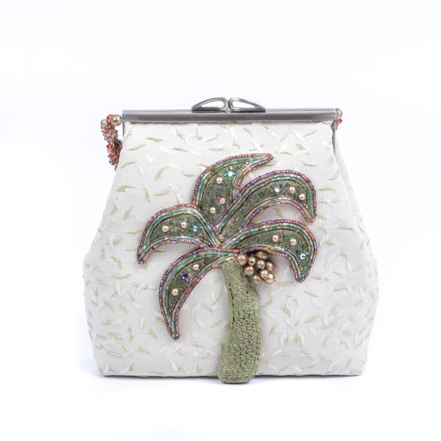 Mary Frances Palm Tree Handbag