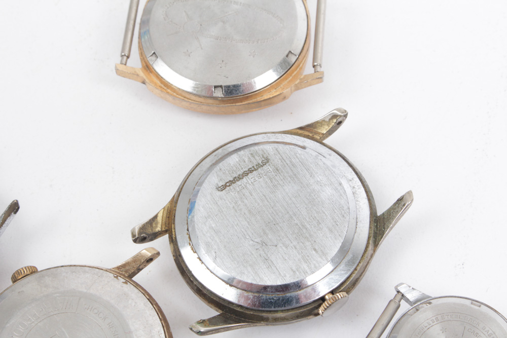 Vintage Watch Faces Featuring Bulova and Gruen